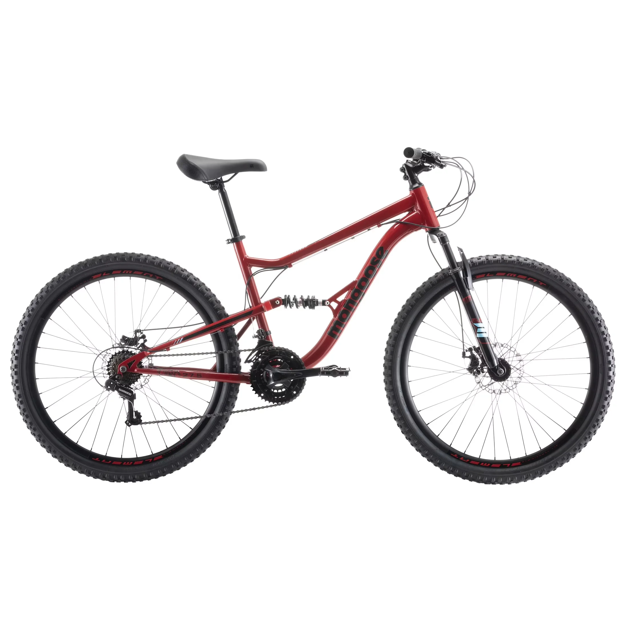 Mountain Bike Professional with Adjustable Seat Height, Status Dual Suspension, 21 Speeds - Red Model 191C32