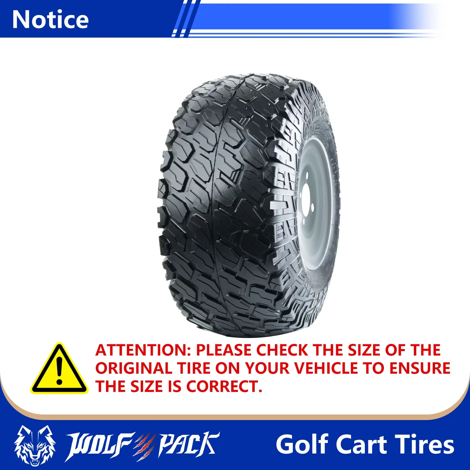 Reliable Golf Cart Tire with Smooth - 18X8 - Durable Build Model 5BD11F