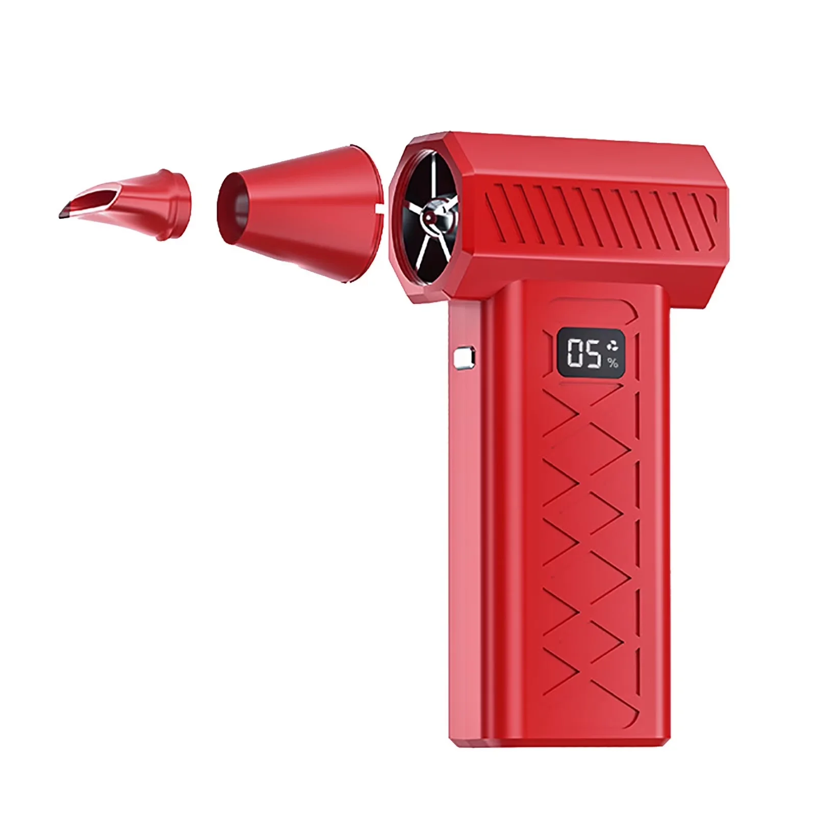 Stylish Leaf Blower with Battery, LED, 2026 Upgrade 5000W Thermal Snow - Red Abs Plastic for Car Model 273576