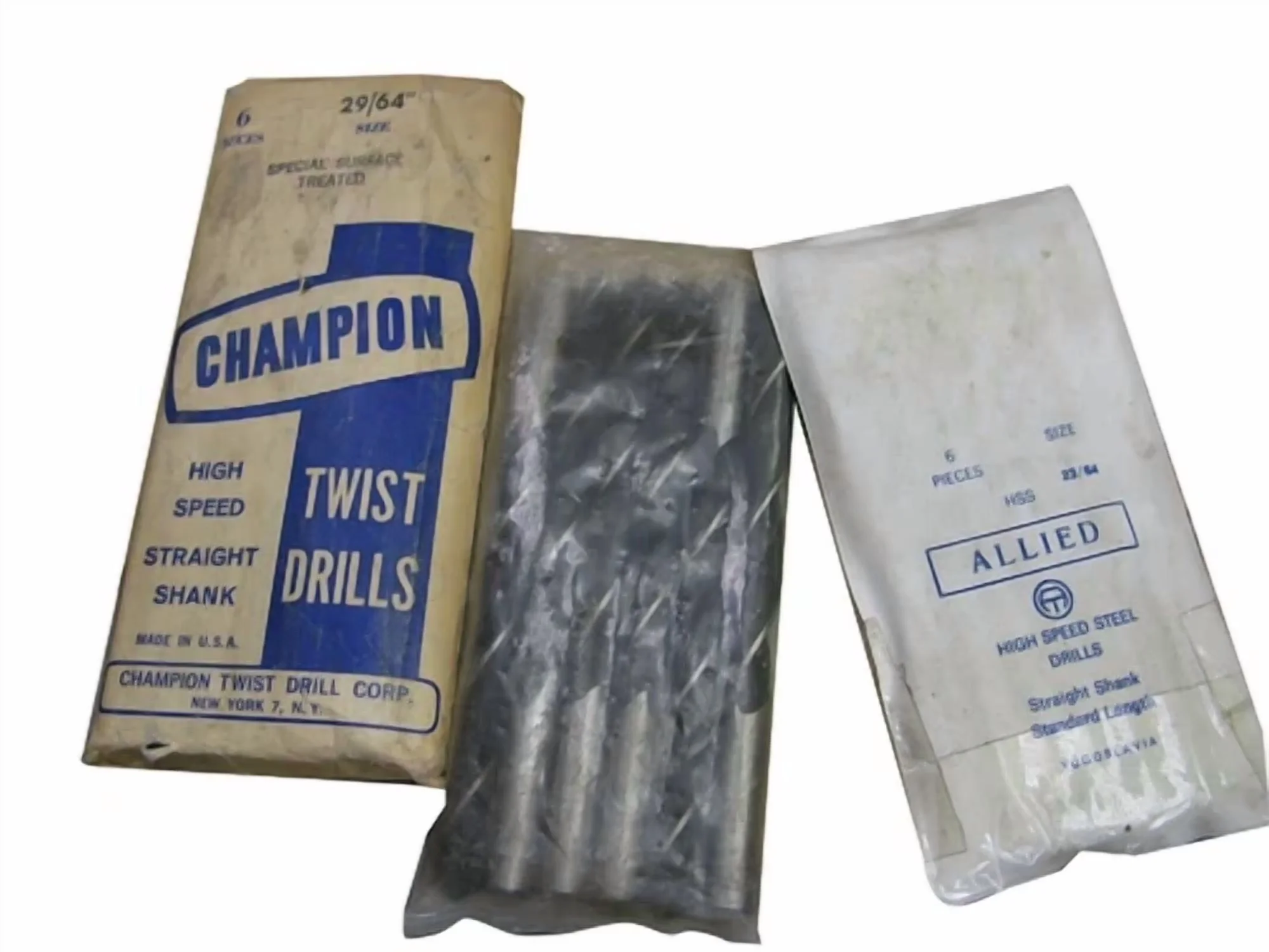 Reliable Power Tool with Hss, Nos Usa, Allied Twist Drill/Drill Bit - 27/64 Model E2A1BF