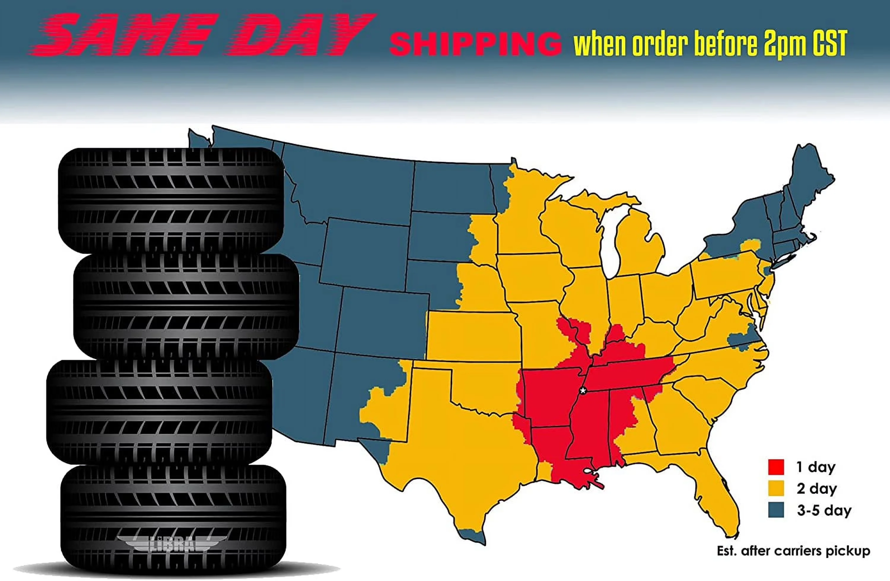 Premium Trailer Tire with 4.80-8 M - Easy to Use Model 5859FA