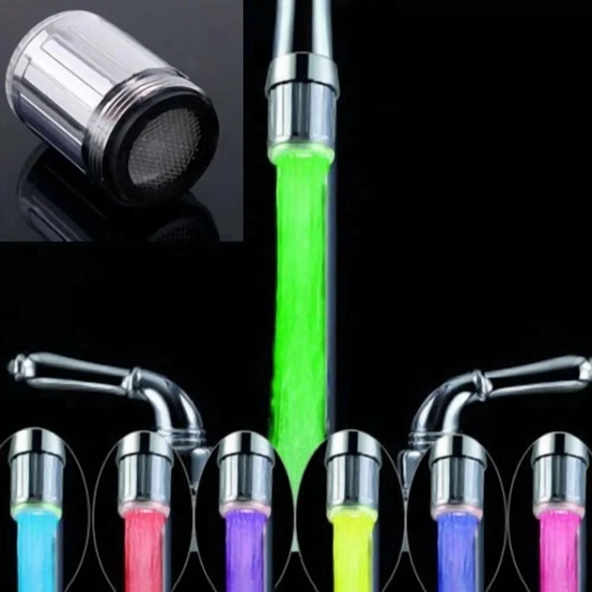 Shower Head Quality with LED, Easy to use and practical for everyone. - Multicolor Model 3C5387