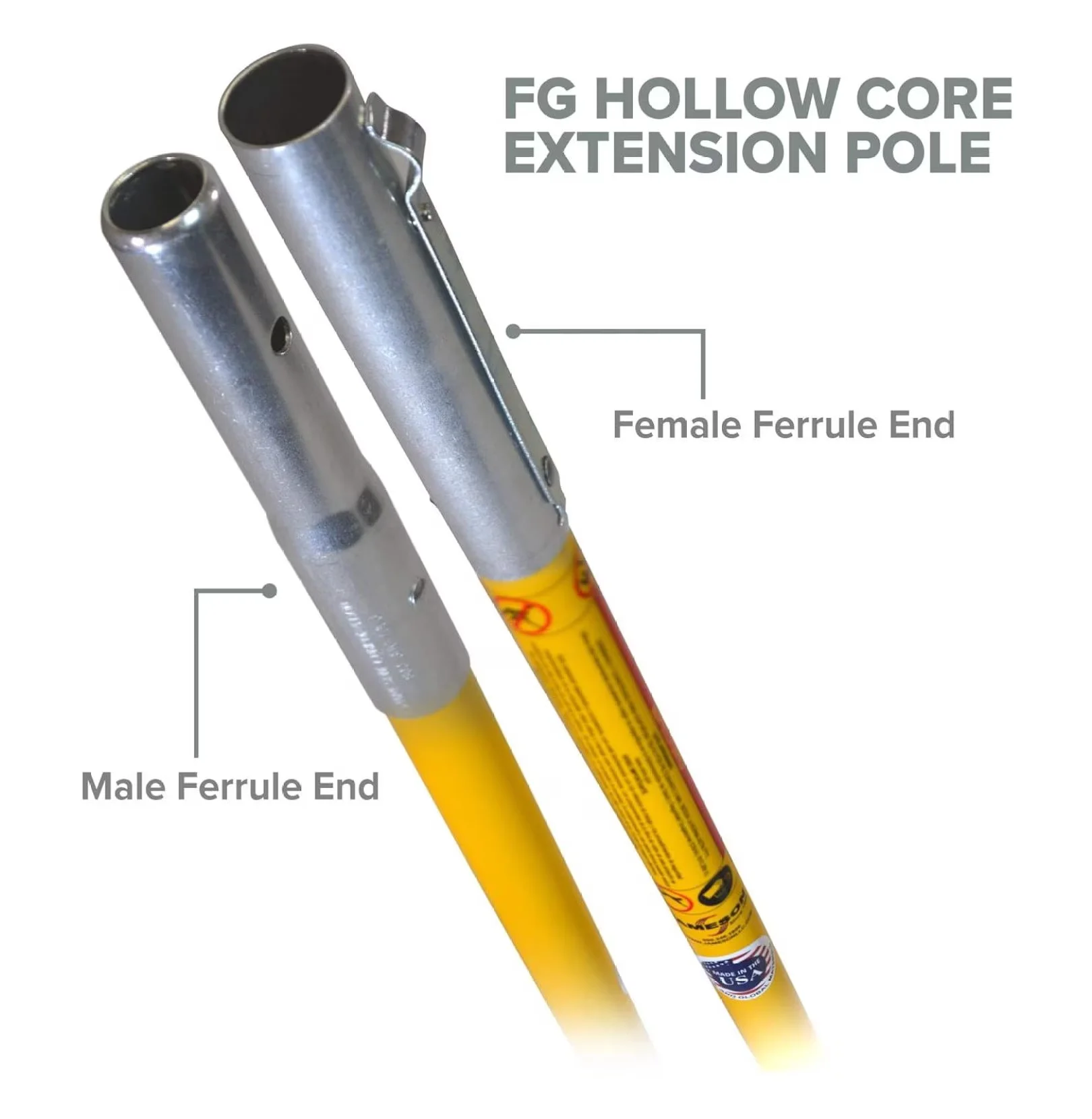 Compact Pole Saw with Exceptional control and bending strength, Not a “hot stick" - Multicolored Model 14E183