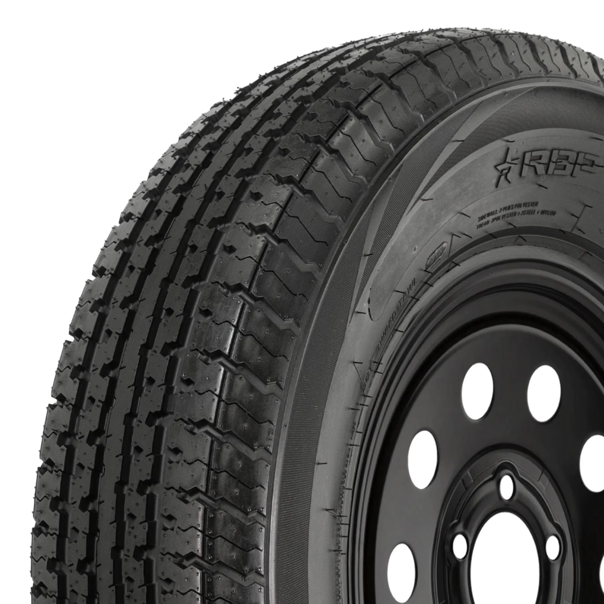 Innovative Trailer Tire with Fits Multiple Makes And Models, Size: ST175/80R13 - Model 86F410