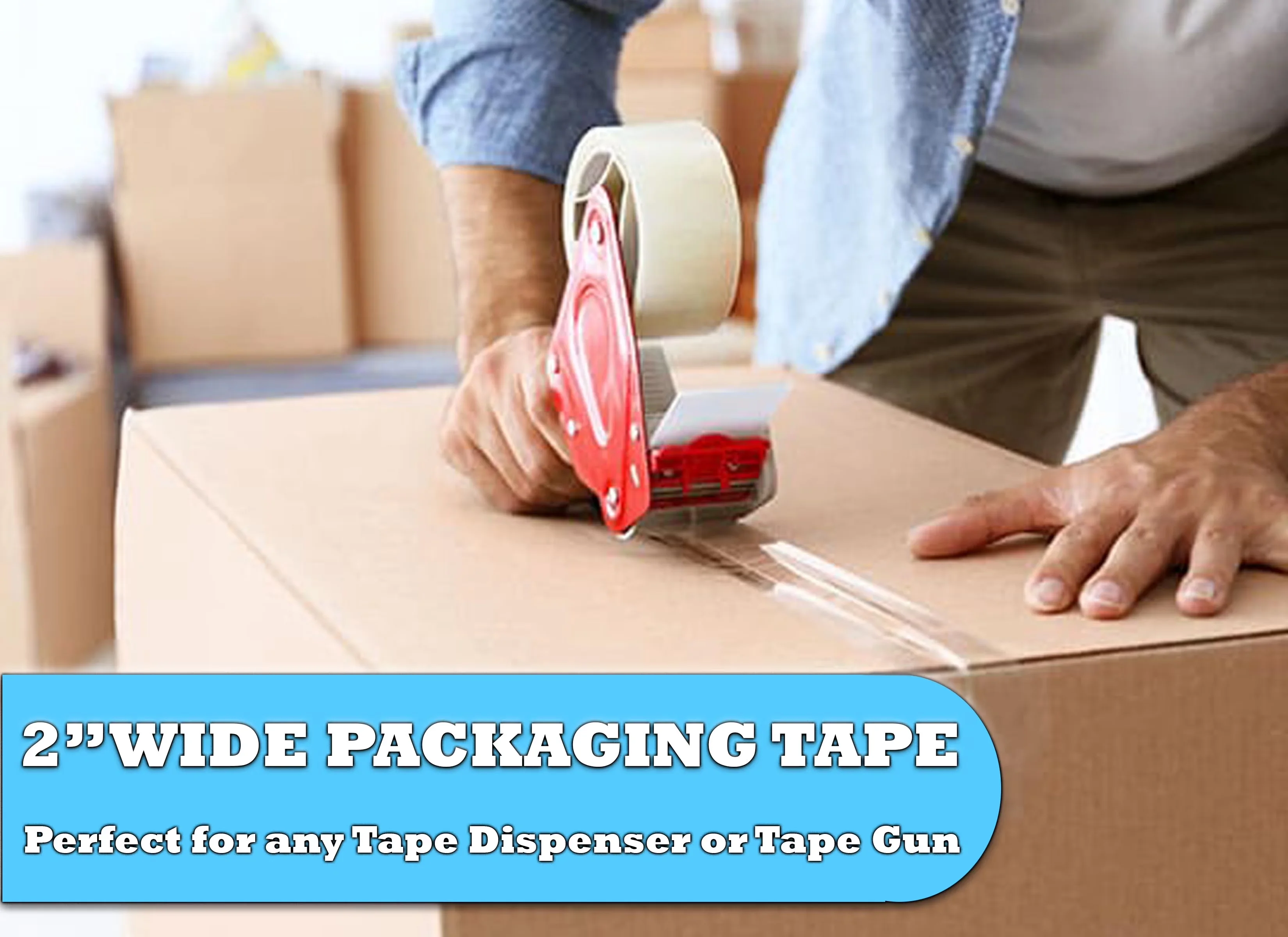 Classic Moving with · Best Quality Guaranteed - Clear Polypropylene for Office, Home Model 2CD61A