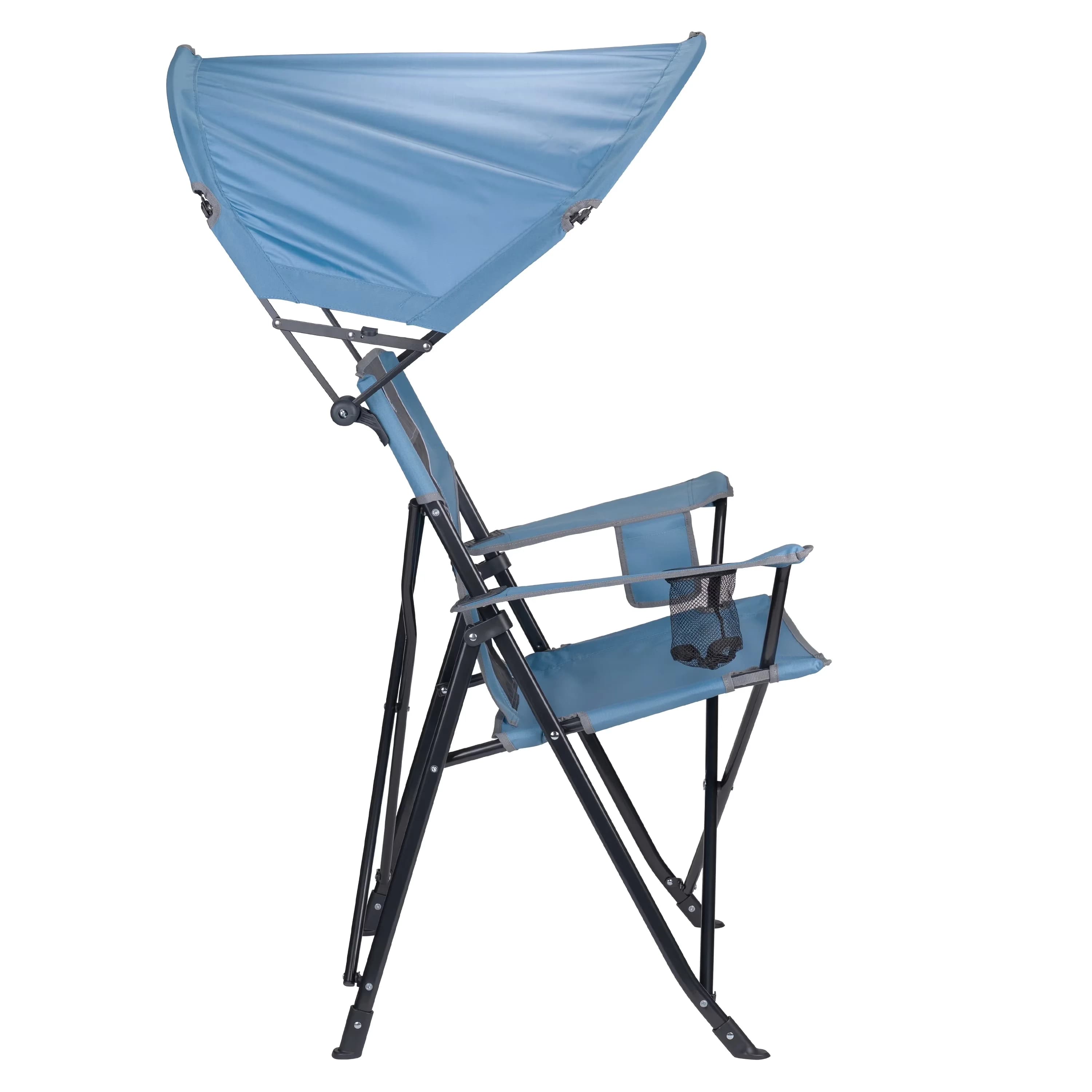 Beach Chair Stylish with Adjustable, Lichen Blue - Blue Polyester, Steel Model 2DC0B1