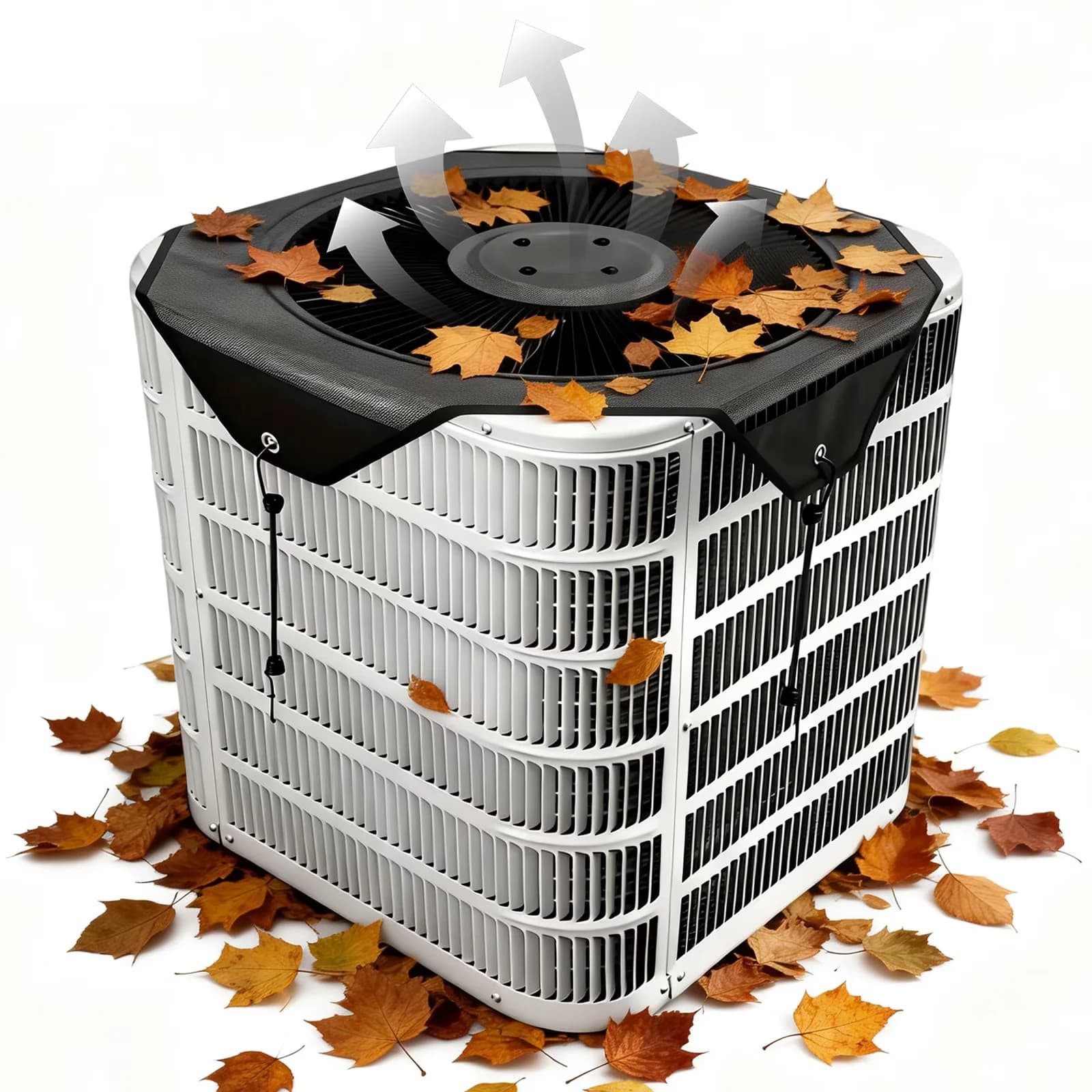 Efficient Air Conditioner with Central Cover - Mesh Gray - Industrial Grade Model 3DABD2
