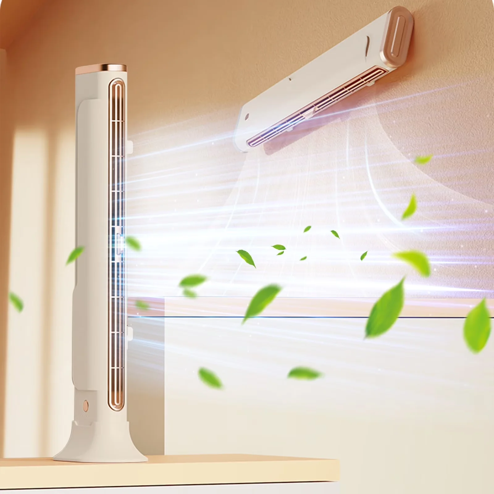 Fans In Cooling Quality with Oscillating - Abs+Pc White Bladeless - Standard Series Model B71CE3