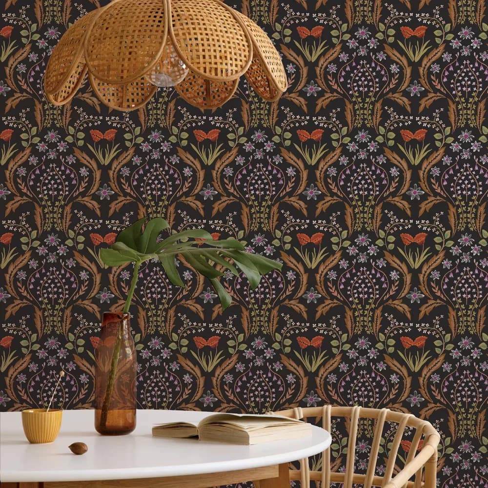 Modern Wallpaper with Washable, Easy To Clean, Adjustable - Yellow Vinyl Model 0349D3