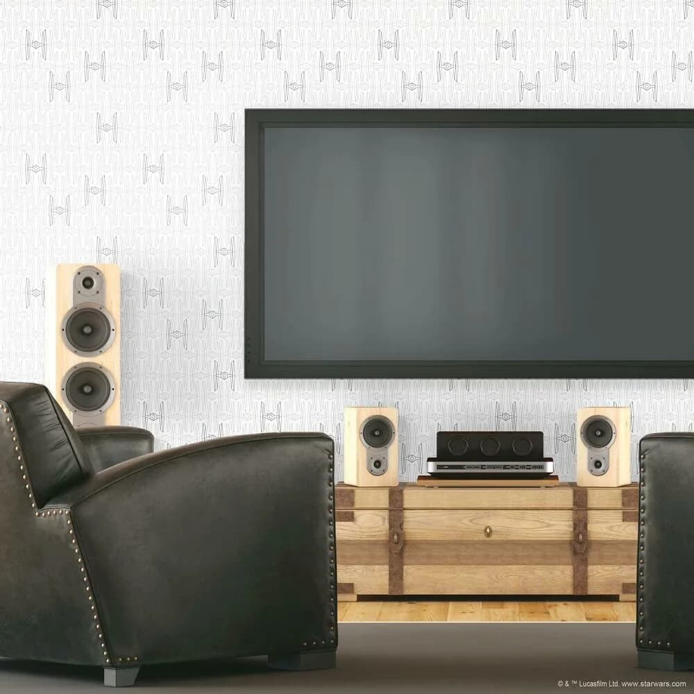 Durable Wallpaper with Reusable, 100% removable wallpaper - Gray Vinyl Model ECC8A7