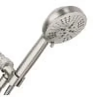Innovative Shower Head with Handheld, Easy To Install, Kink Free Hose - Plastic, Metal Silver Model 4D8391