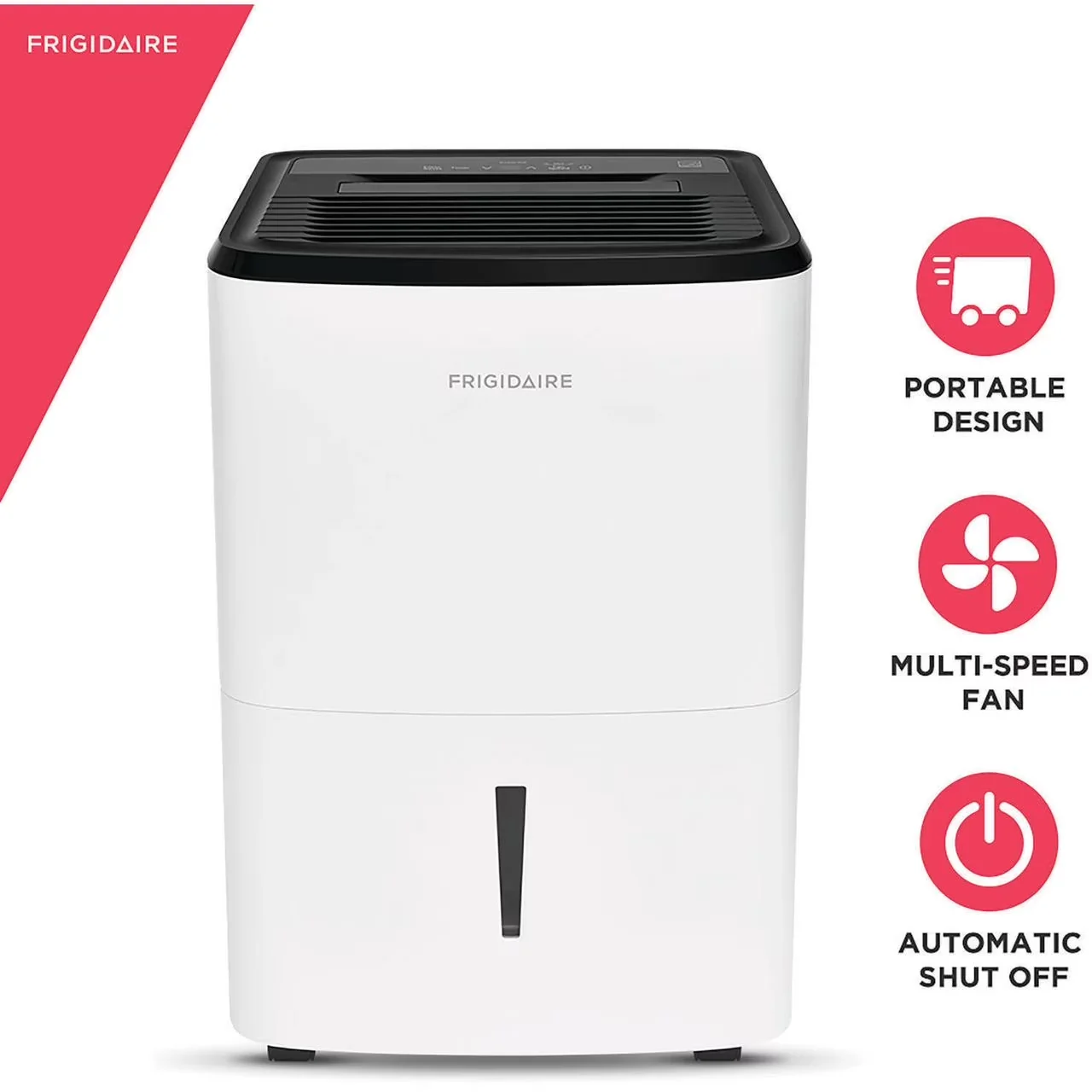 Durable Dehumidifier with Energy Efficient, Variable Speed, 50 pt 4500 sq ft in White - Model C288C5