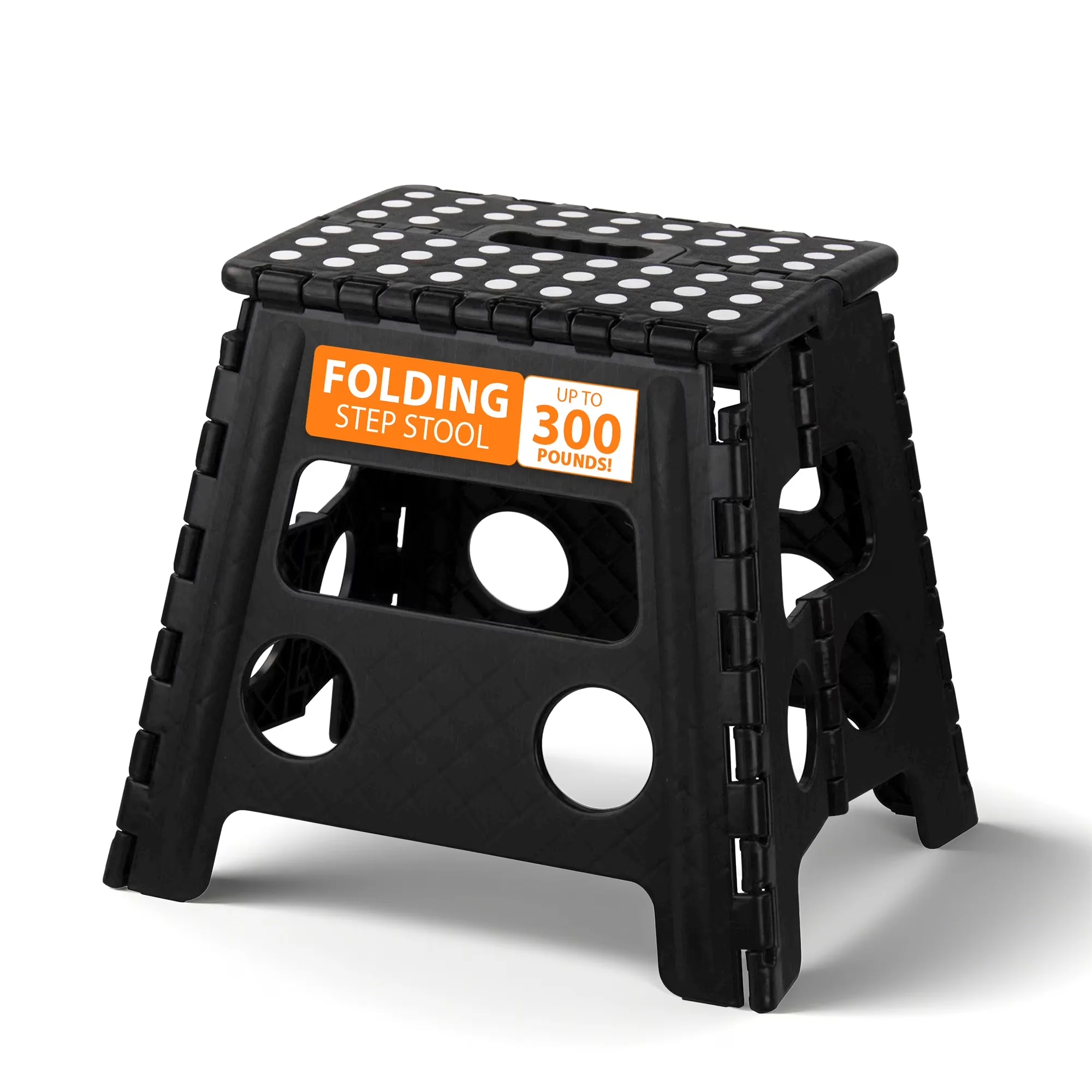 Efficient Ladders And Step Stool with Foldable, Anti-Slip - Plastic Black Model 2B94E8