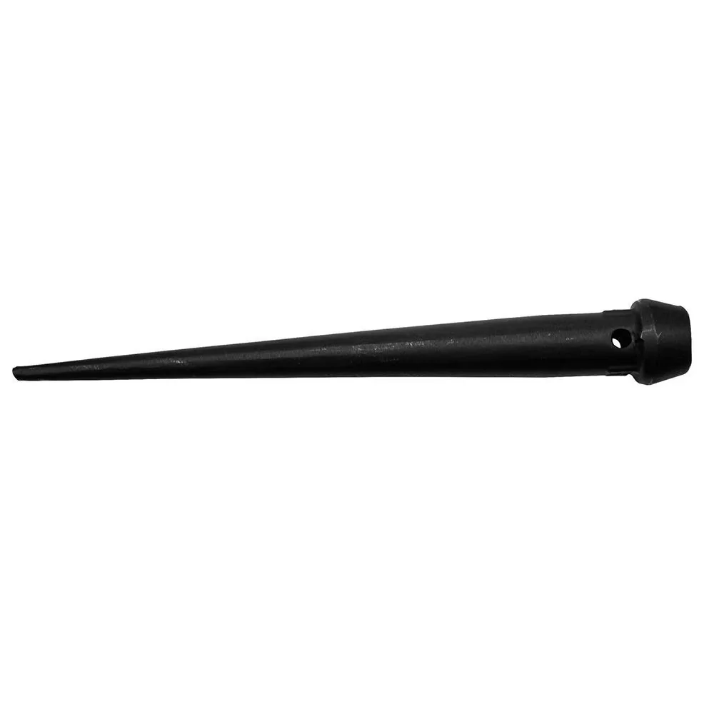 Durable Pro Tool with Made in USA, 1-1/4In Broad Bull Pin Tether Hole - Steel Black Model A951DB