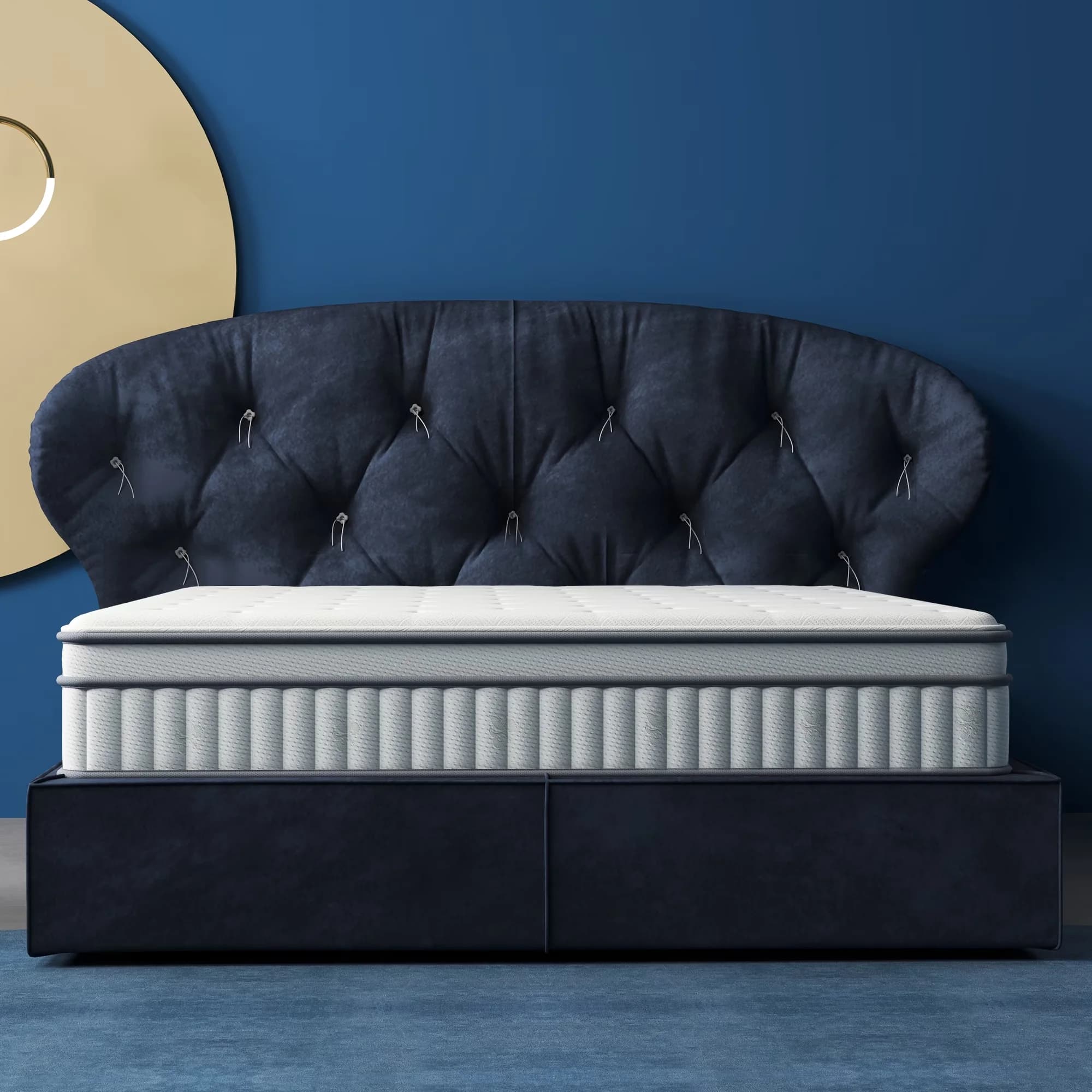 Durable Mattresses Accessory with Mattress-In-A-Box, Cooling Gel Memory Foam. - Cotton Model 24DCAA