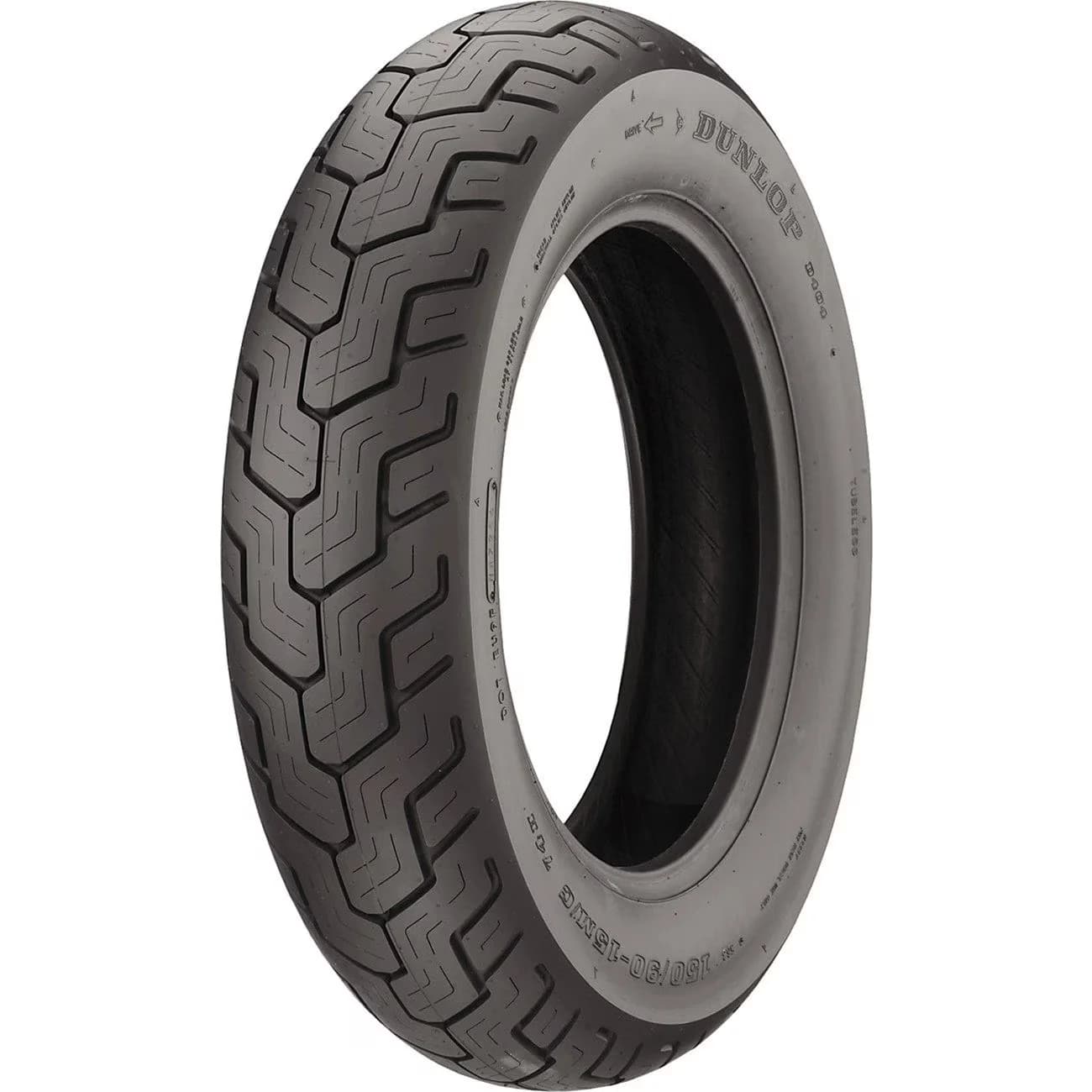 Reliable Motorcycle Tire with d404 rear 150/90-15 (74h) black wall - Blackwall Model EA218F