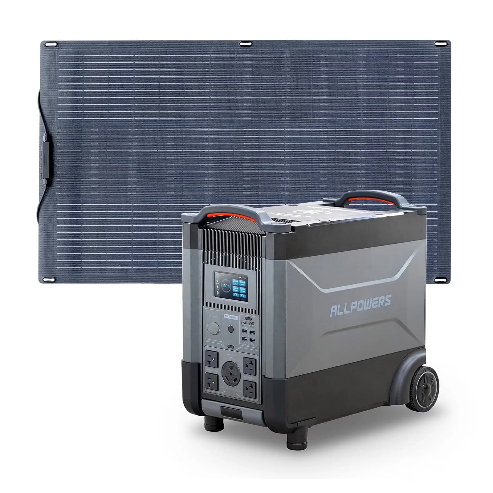 Professional Generator with 100W, Digital Display, Usb Port - Black for Camping, Home Model E8200F