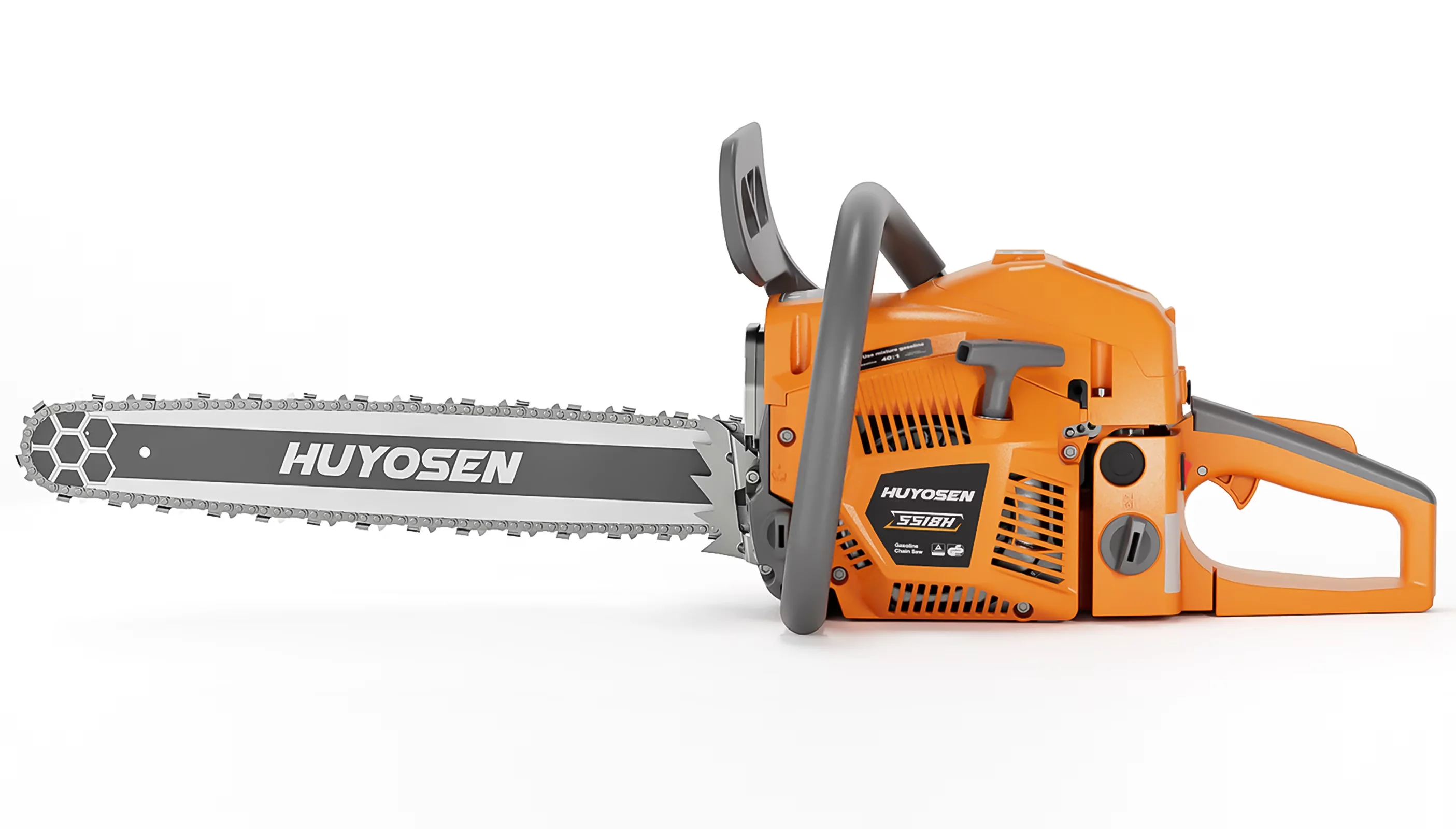 Reliable Chainsaw with Chain Brake, EPA Certificated - Yellow for Garden Model 059265