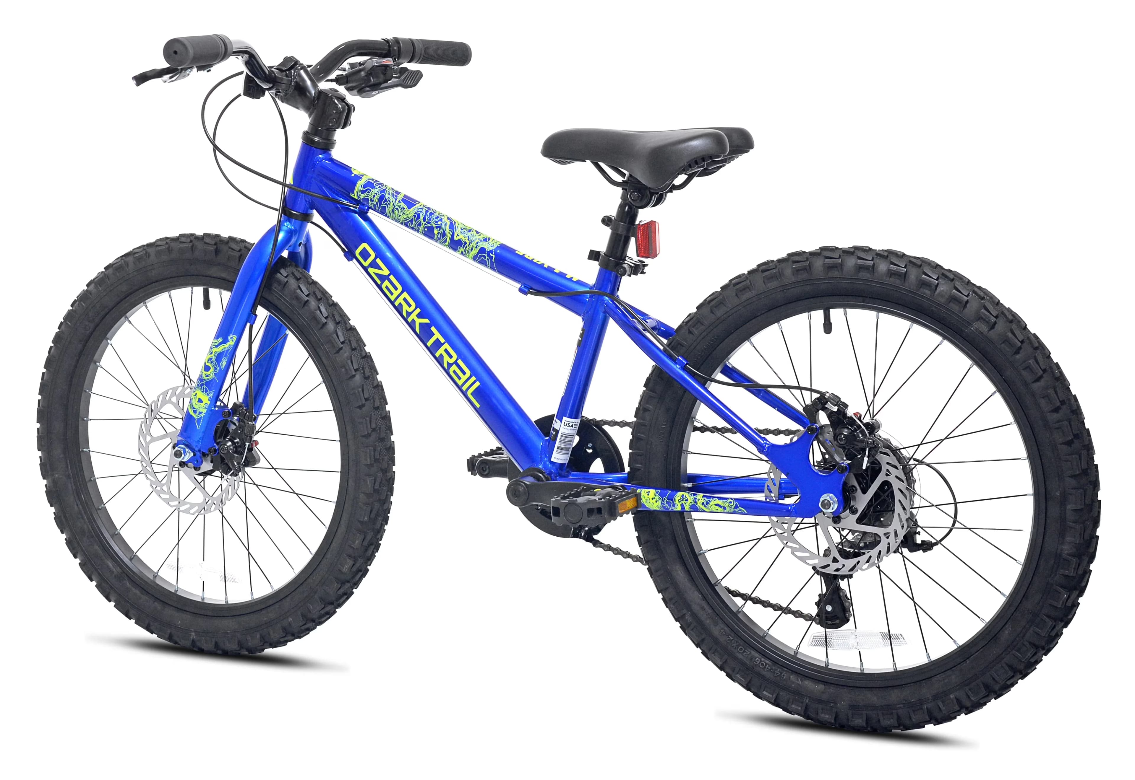 Essential Mountain Bike with Adjustable Speed, Adjustable Handlebar Height - Blue Model 7EF280