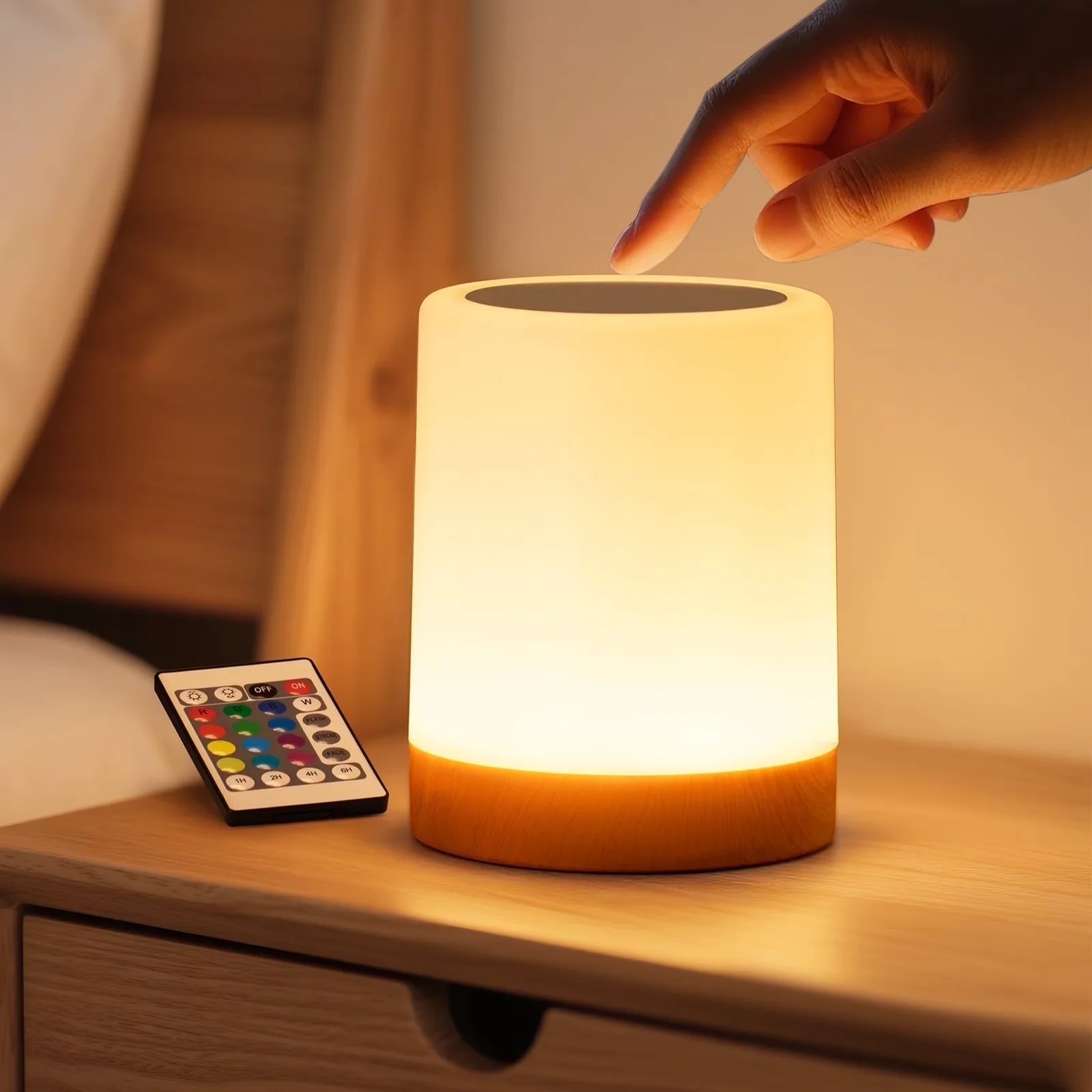 Compact Lamp with LED, Dimmable, Table for Home and Office - Model 51F482