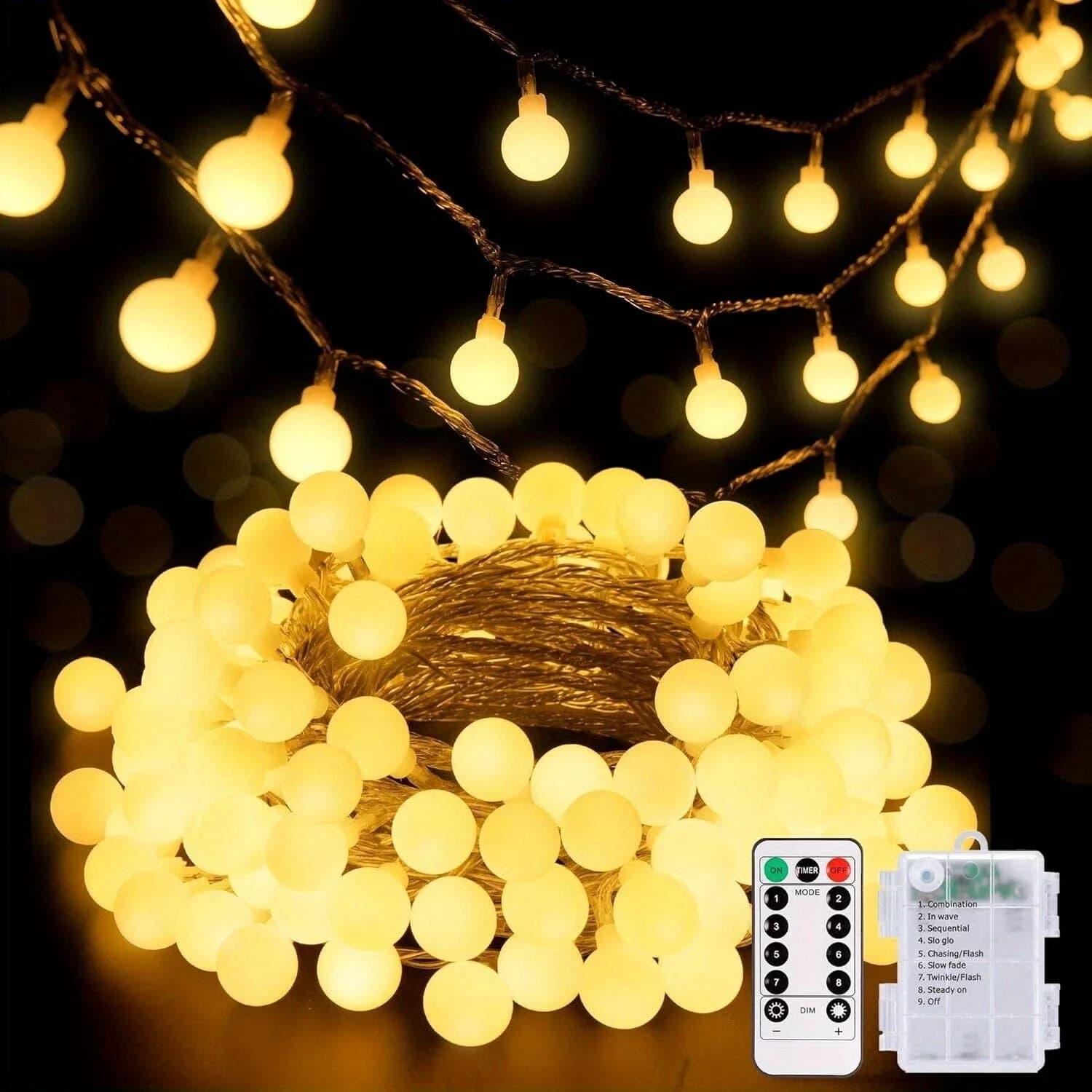 Professional Novelty Light with LED, Waterproof, 80 Led Waterproof Globe Lights - Model 803EF0