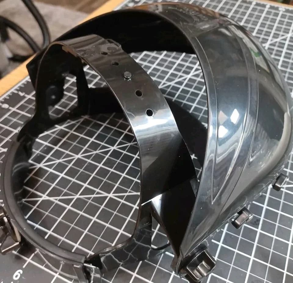 Quality Protective Equipment - Plastic Black Condor - Compact and Portable Model 9376DB
