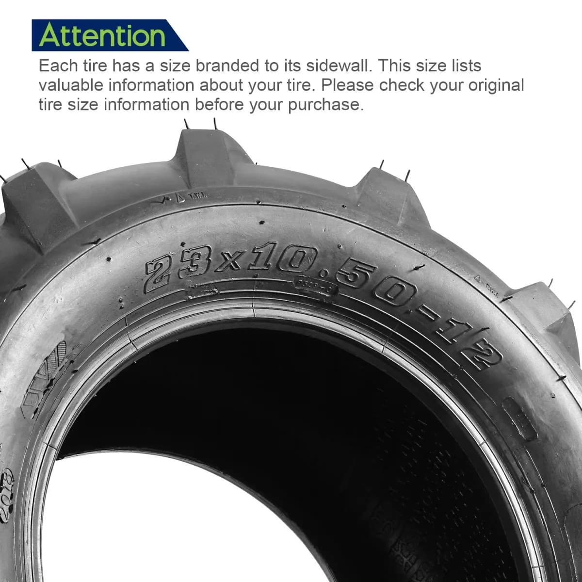 Quality Lawn Mower Tire with Replacement - 16X6 - Durable Build Model 39CFD0