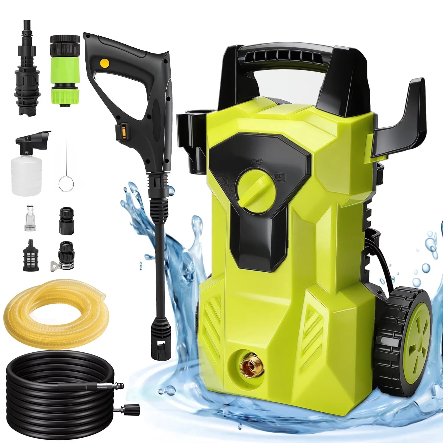 Essential Pressure Washer with 2000W, Quick Connect Tips, 4000 PSI 2.8 GPM Electric 2000W Power - Model 593BED