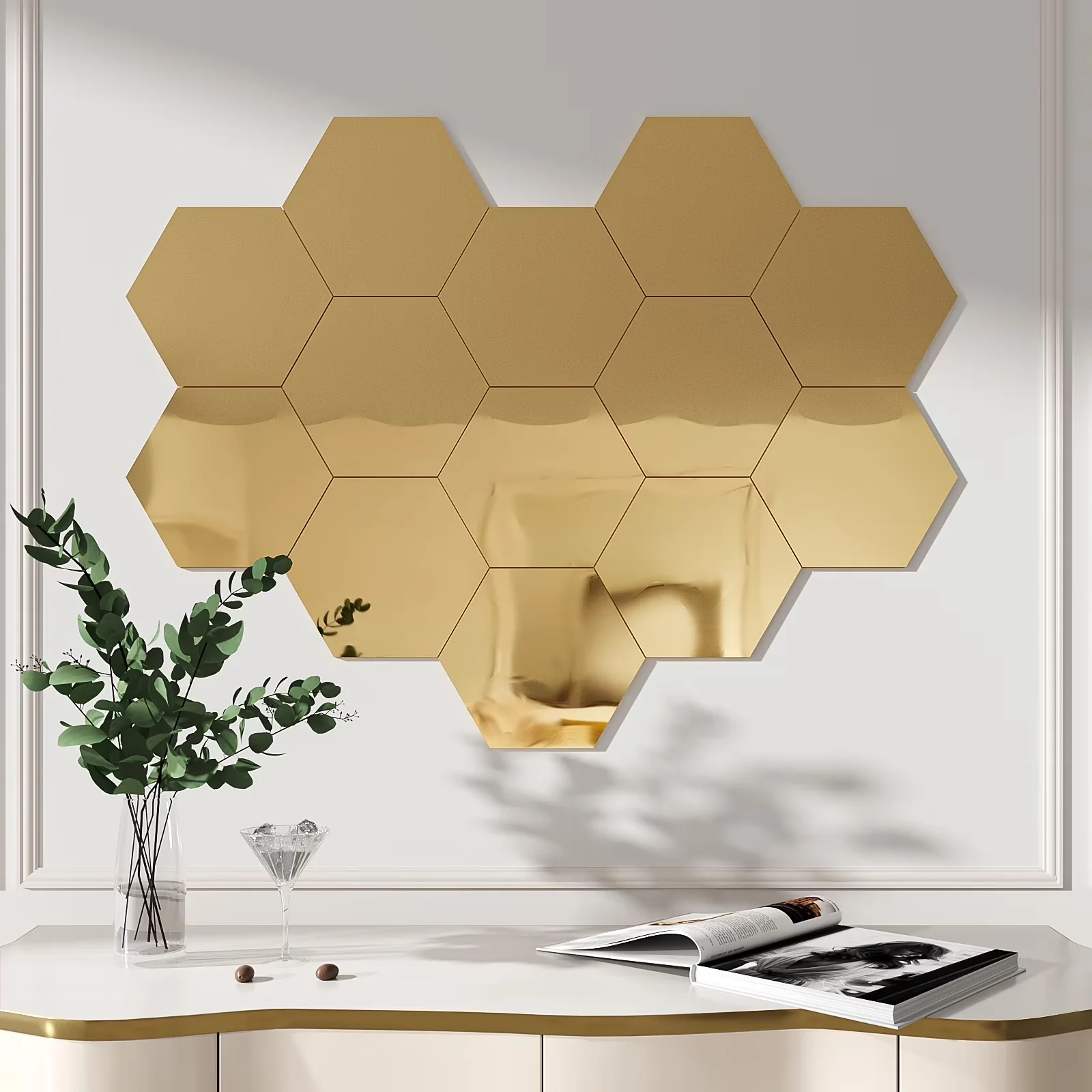 Reliable Wallpaper Wall Decals Wall Covering with Easy To Clean, Finish - Gold Vinyl for Car Model 25E88A