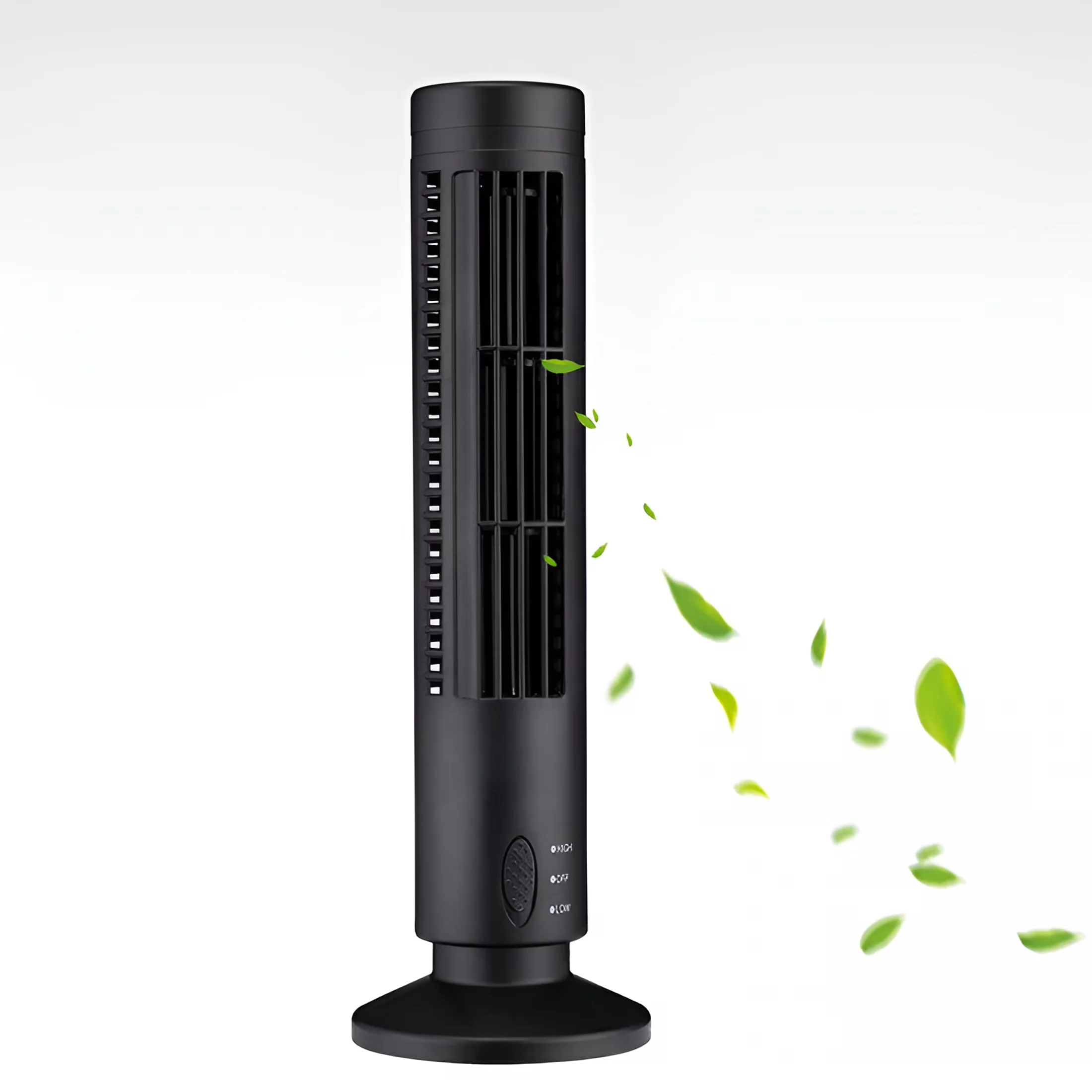 Fans In Cooling Essential with LED, Oscillating, 12H Timer - Black Plastic Model E276A4