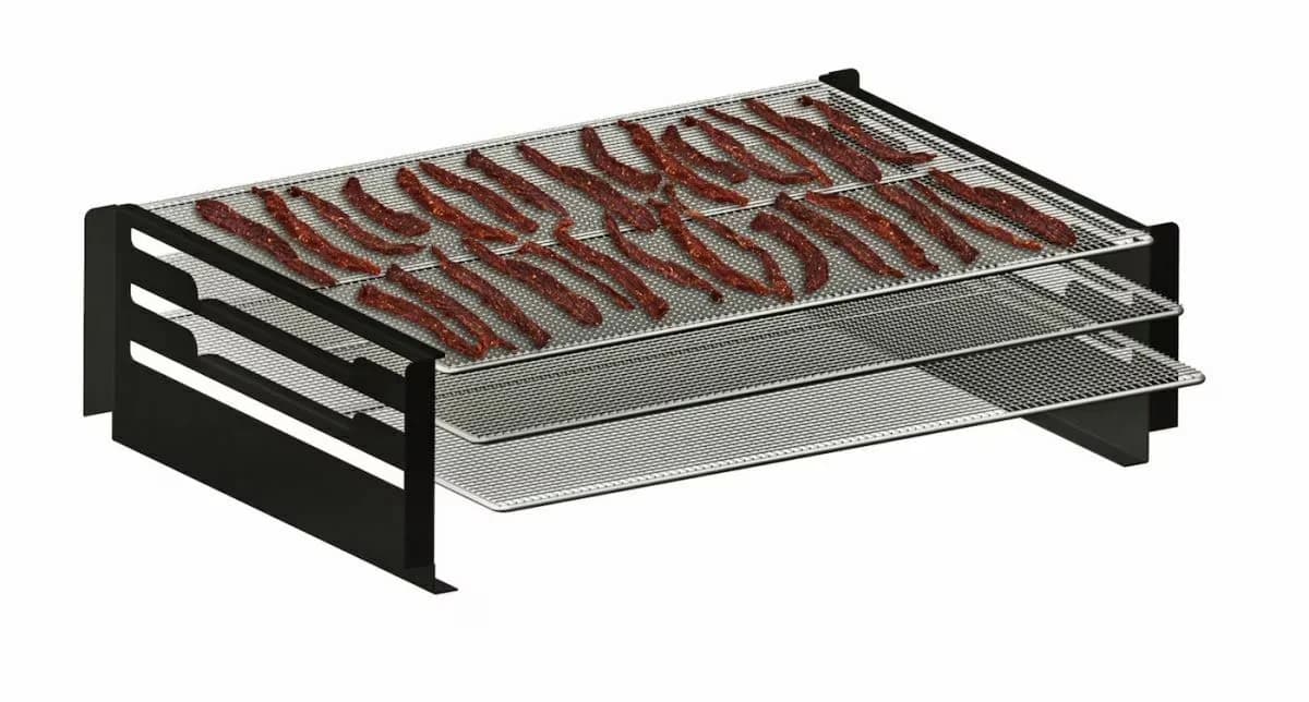 Smoker Reliable with Warming Rack, Frame simply sits inside smoke chamber - Silver Nickel-Plated Steel Model 885399