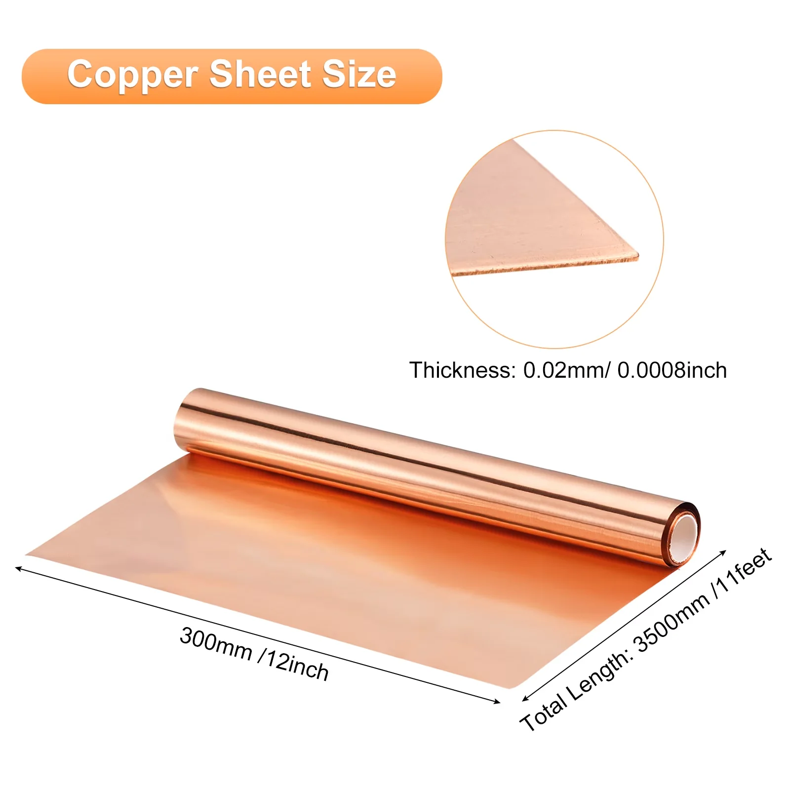 Sleek Building Material with Durable Construction, Material: Copper - Bronze Copper Model 649EF5