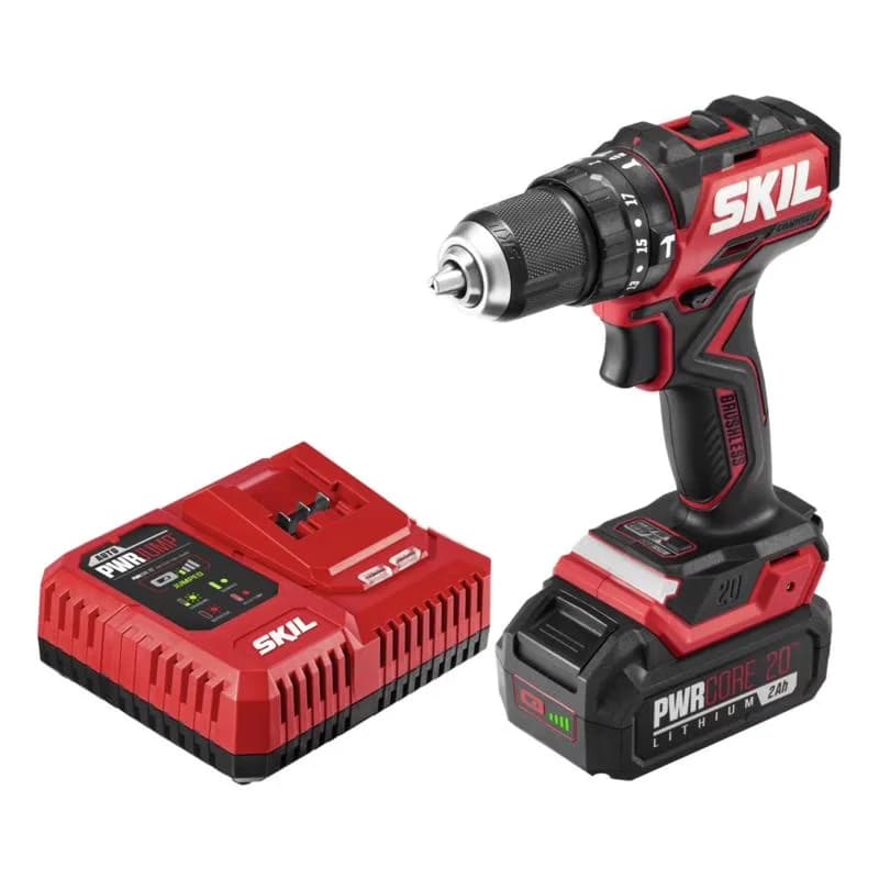 Drills Driver Reliable with Battery, 20V - Multicolor 1 - Space-Saving Design Model 08495D
