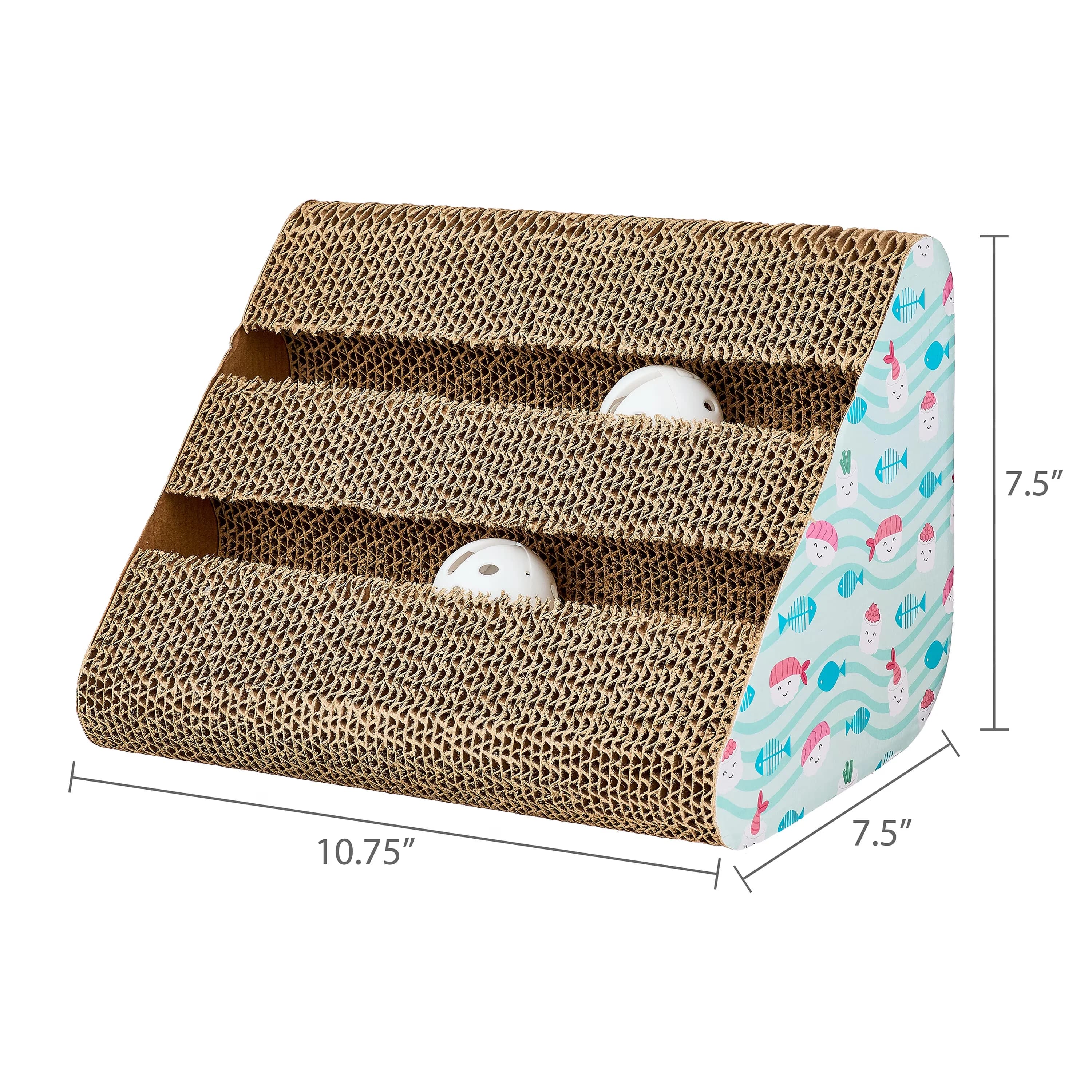 Efficient Paint Tools Supplies - Paint Brushes Rollers Tray with No Assembly Required, 3-Sided - Corrugate Paper, Catnip Multicolor Model A473B2