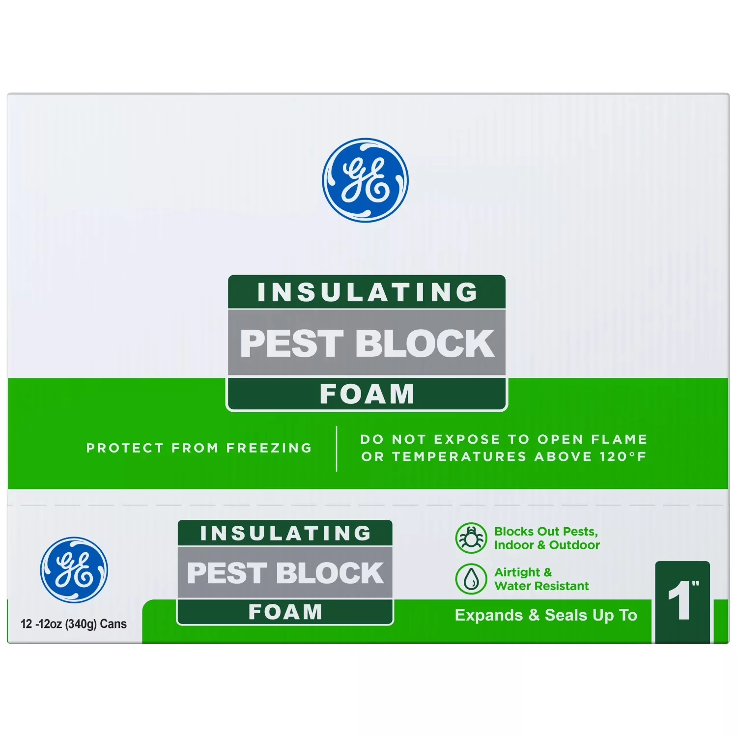 Building Material Stylish with Professional Grade, Pest Block Insulating Foam, Color: White - Polyurethane Model 98B8AF