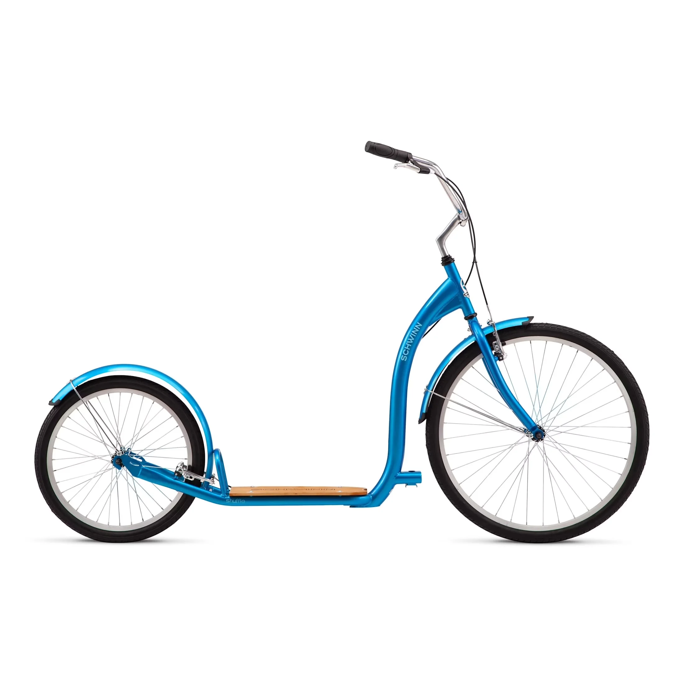 Stylish Scooter with Portable, Blue, Shuffle Adult Kick - Blue Steel 26 Model 2A9F91