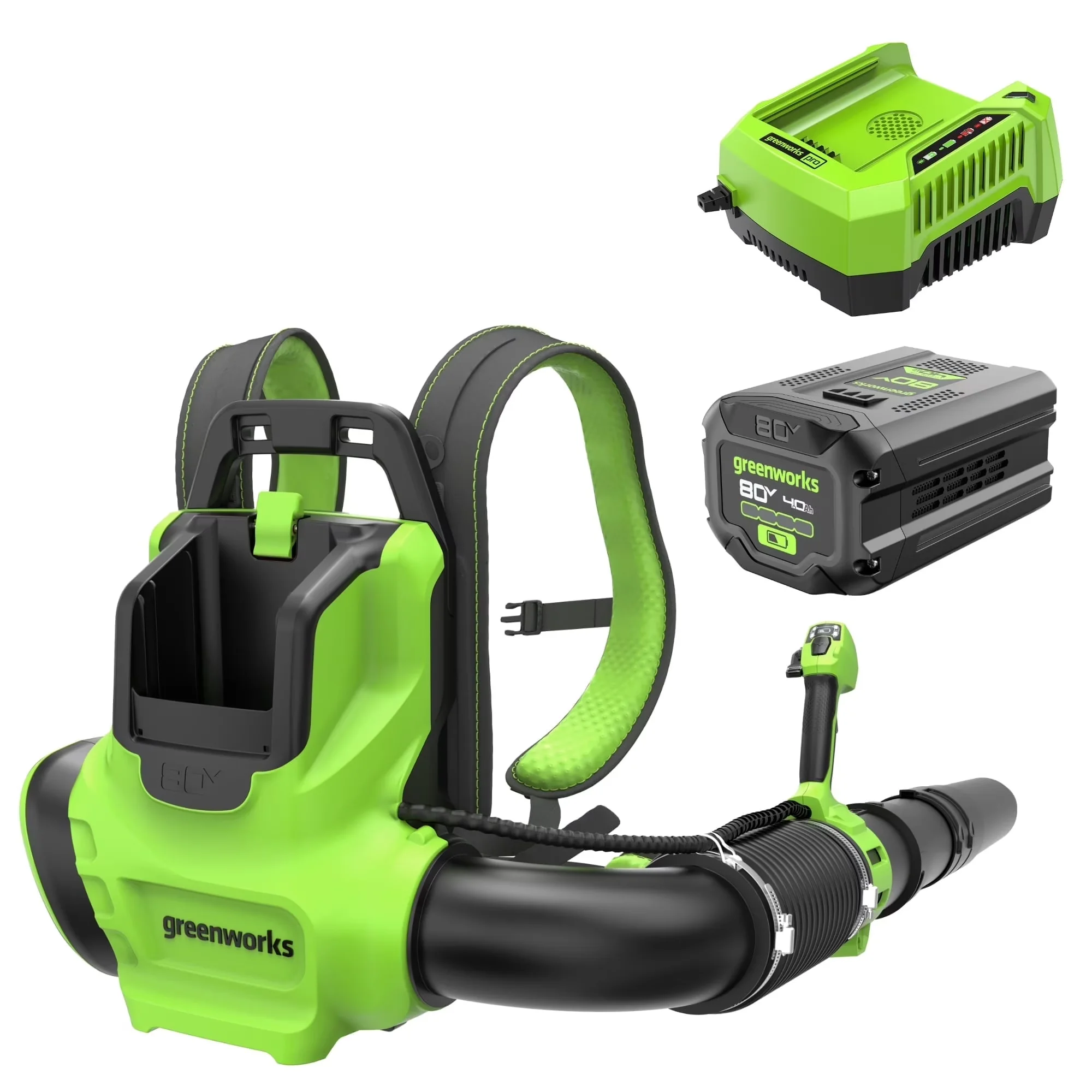 Innovative Leaf Blower with Battery, 80V, 80V 750 CFM Battery Powered Backpack - Model 203791