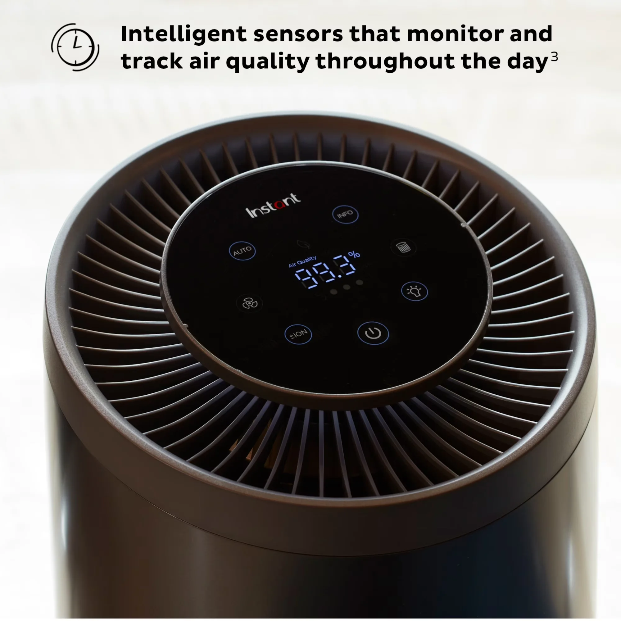 Quality Air Purifier with Automatic Shut-Off, Variable Speed, Filter Change Indicator - Black Model 5B6AEA