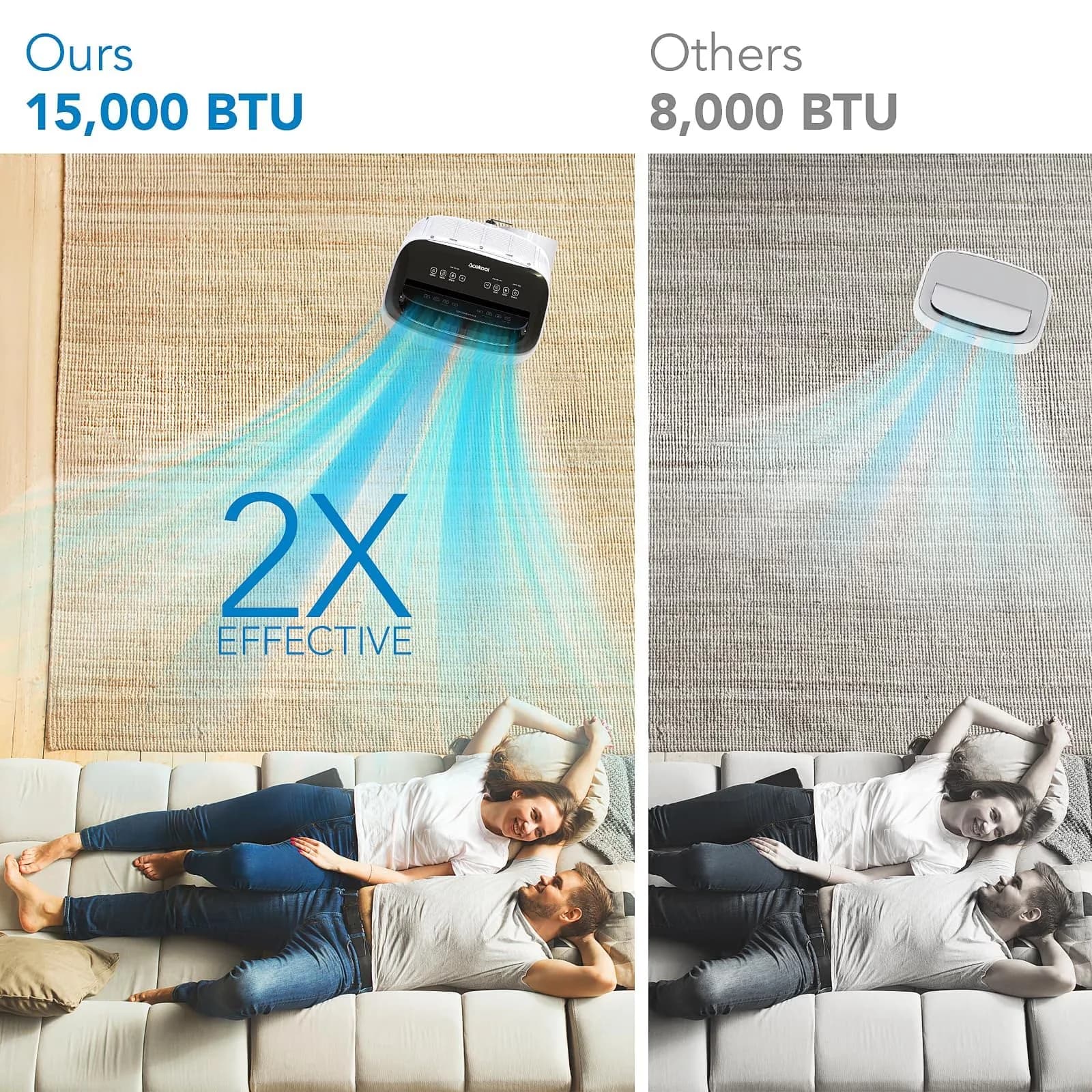 Innovative Air Conditioner with 15000 BTU, Automatic Defrost Control, Portable - Model 18F9C3