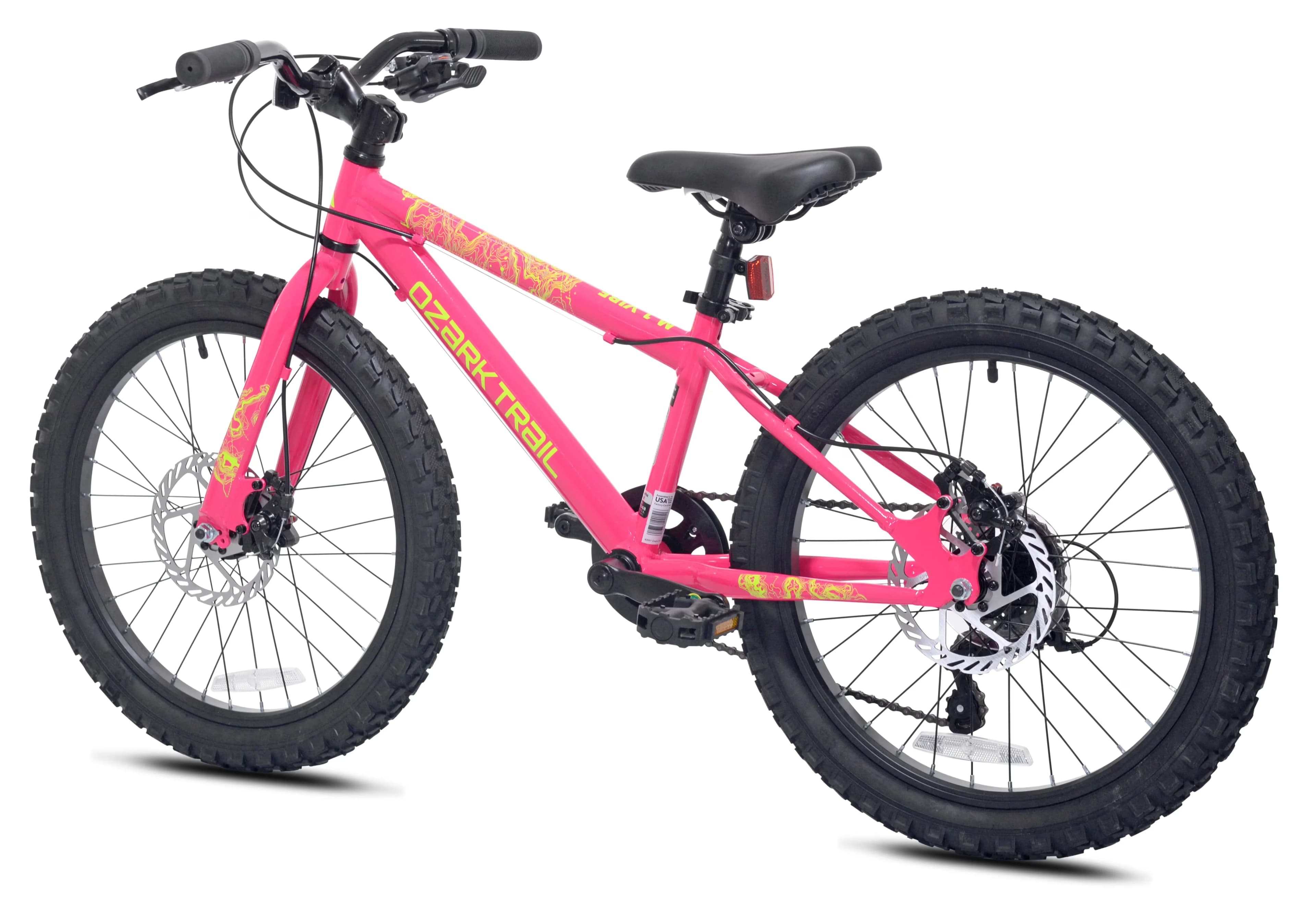 Modern Mountain Bike with Adjustable Handlebar Height, Adjustable Speed - Pink Model FBEC47