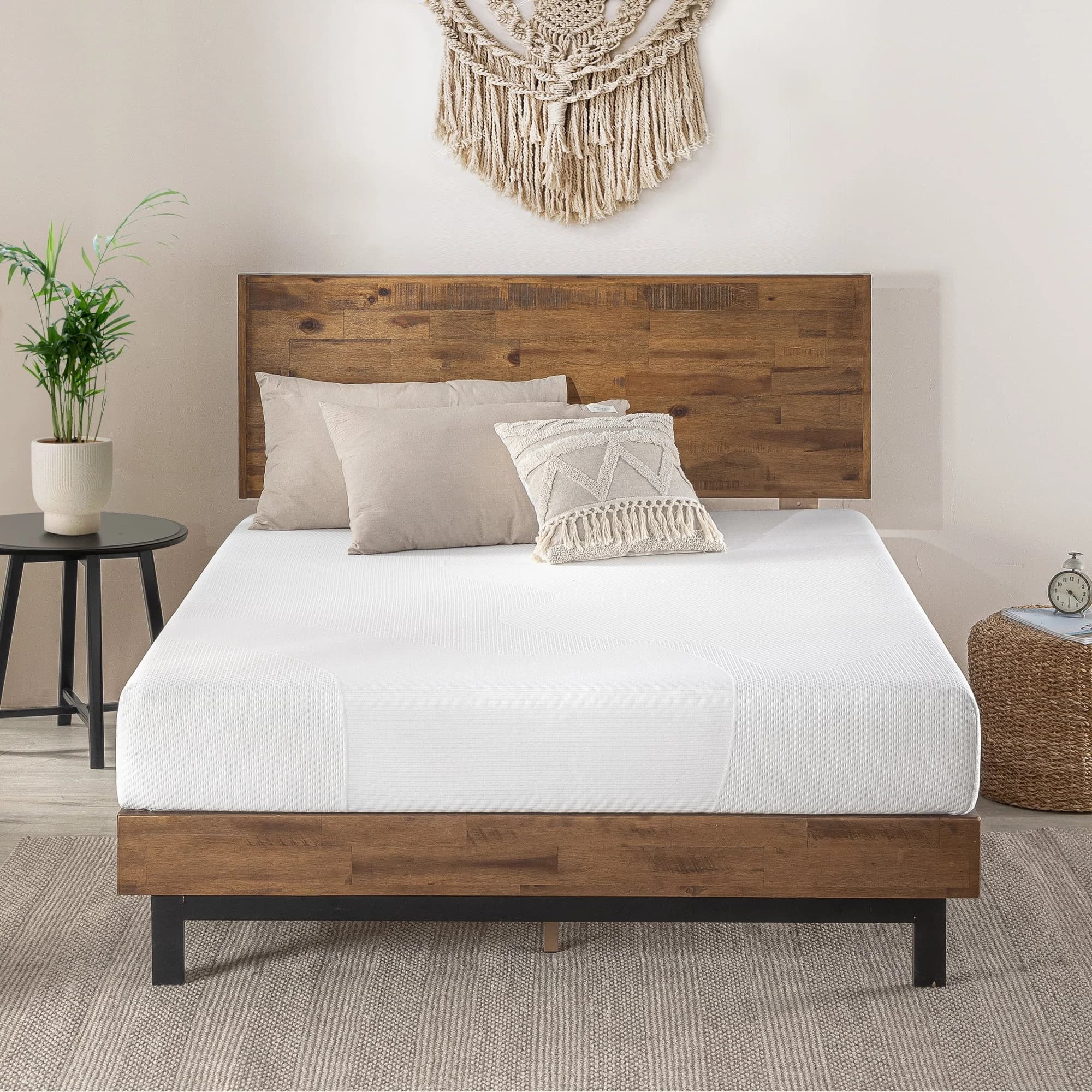 Sleek Mattresses Accessory with Mattress-In-A-Box, Twin - Fabric Zinus Model E9D3D3