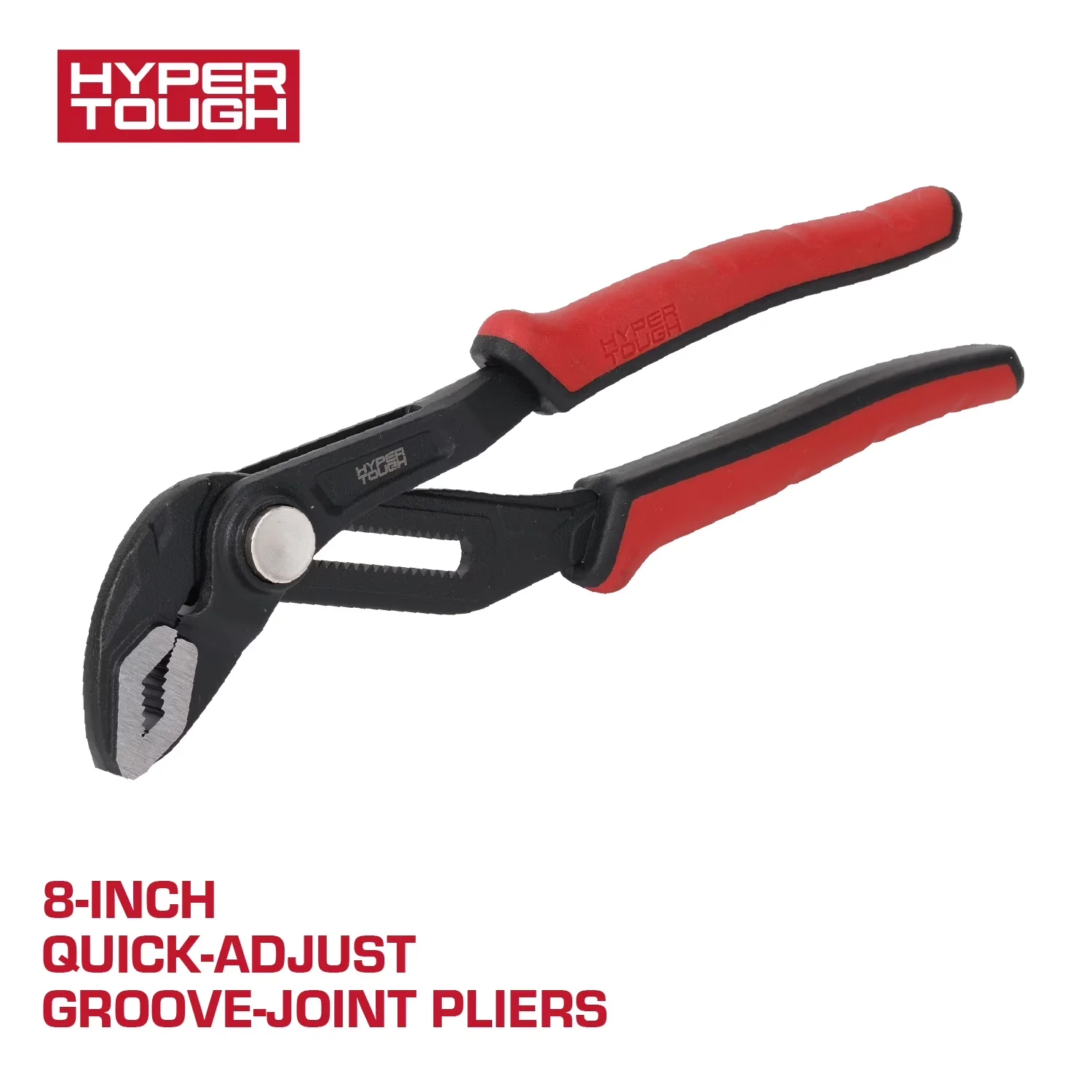 Hand Tool Compact with Comfort Grip, Adjustable, 8-inch Quick Adjust Groove Joint Pliers - 8" Model 18C08F