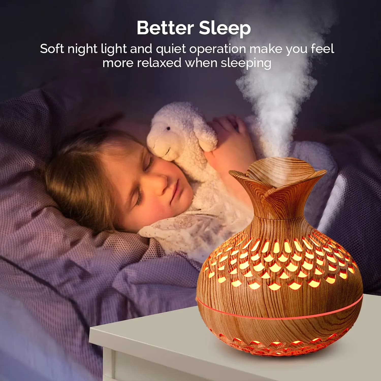 Innovative Humidifier - Wooden Room - Industrial Grade Model F8A460