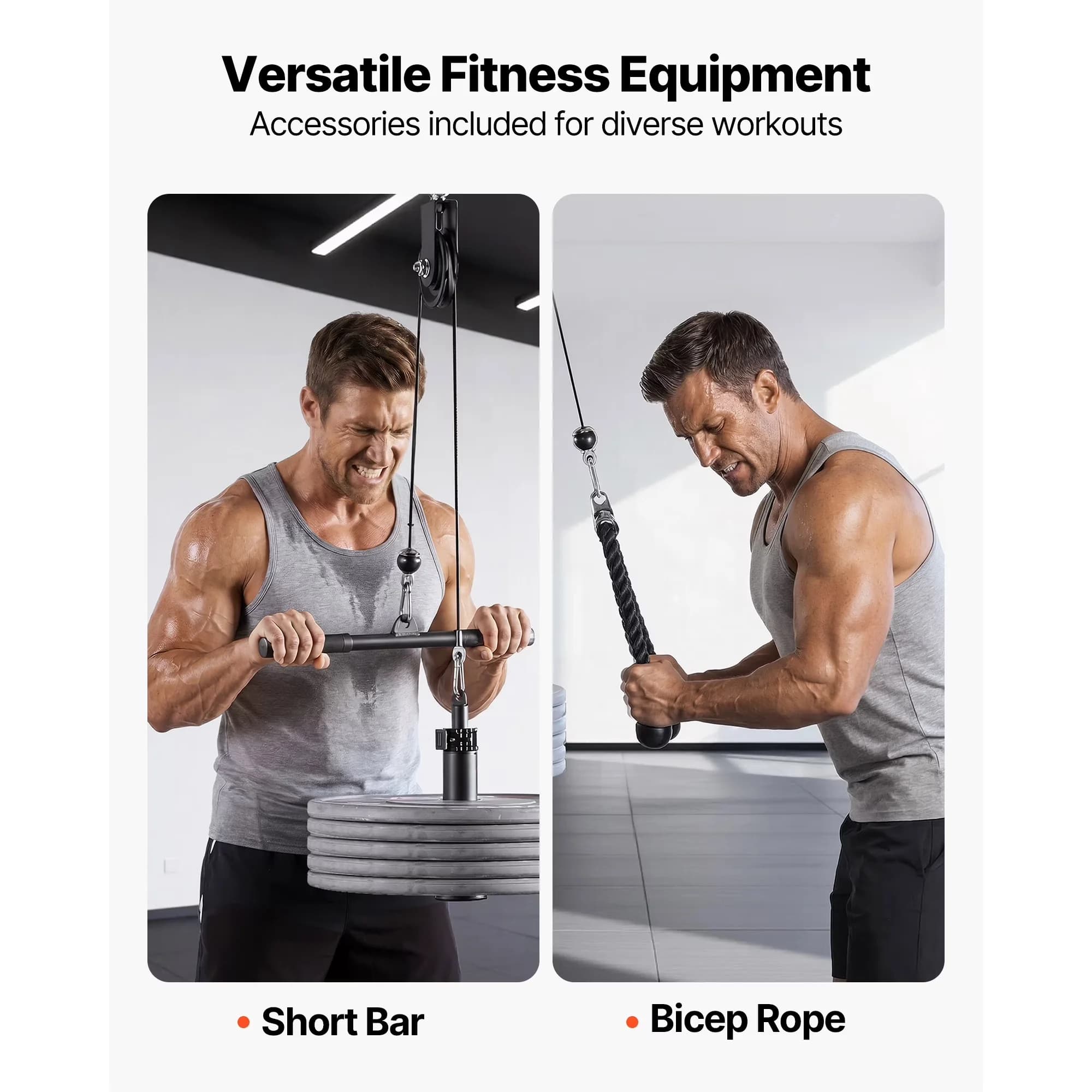 Efficient Home Gym Accessory with Heavy Duty, and Back Workouts, 280 lbs Weight Capacity - Black Steel Model 49A2A6
