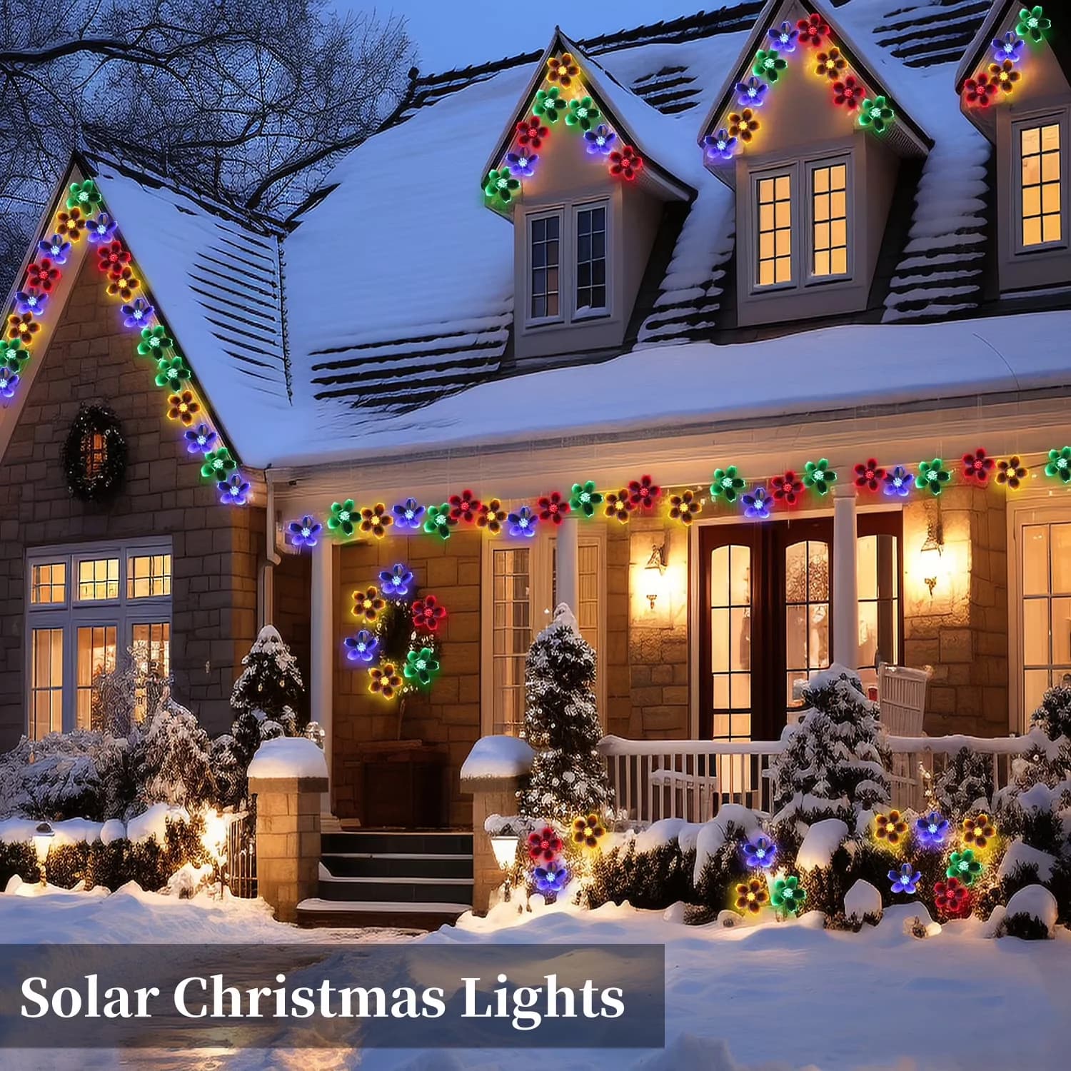 Led Lighting Versatile with LED, Solar, Weatherproof for Garden, Patio - Model 53C307