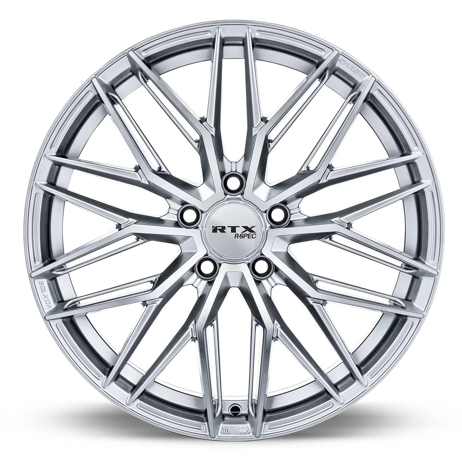 Wheels And Rim Efficient with Lug Pattern: 5x112, Material: Aluminum Alloy, Diameter: 18 - Alloy, Aluminum Alloy Silver With Machined... Model 076D80