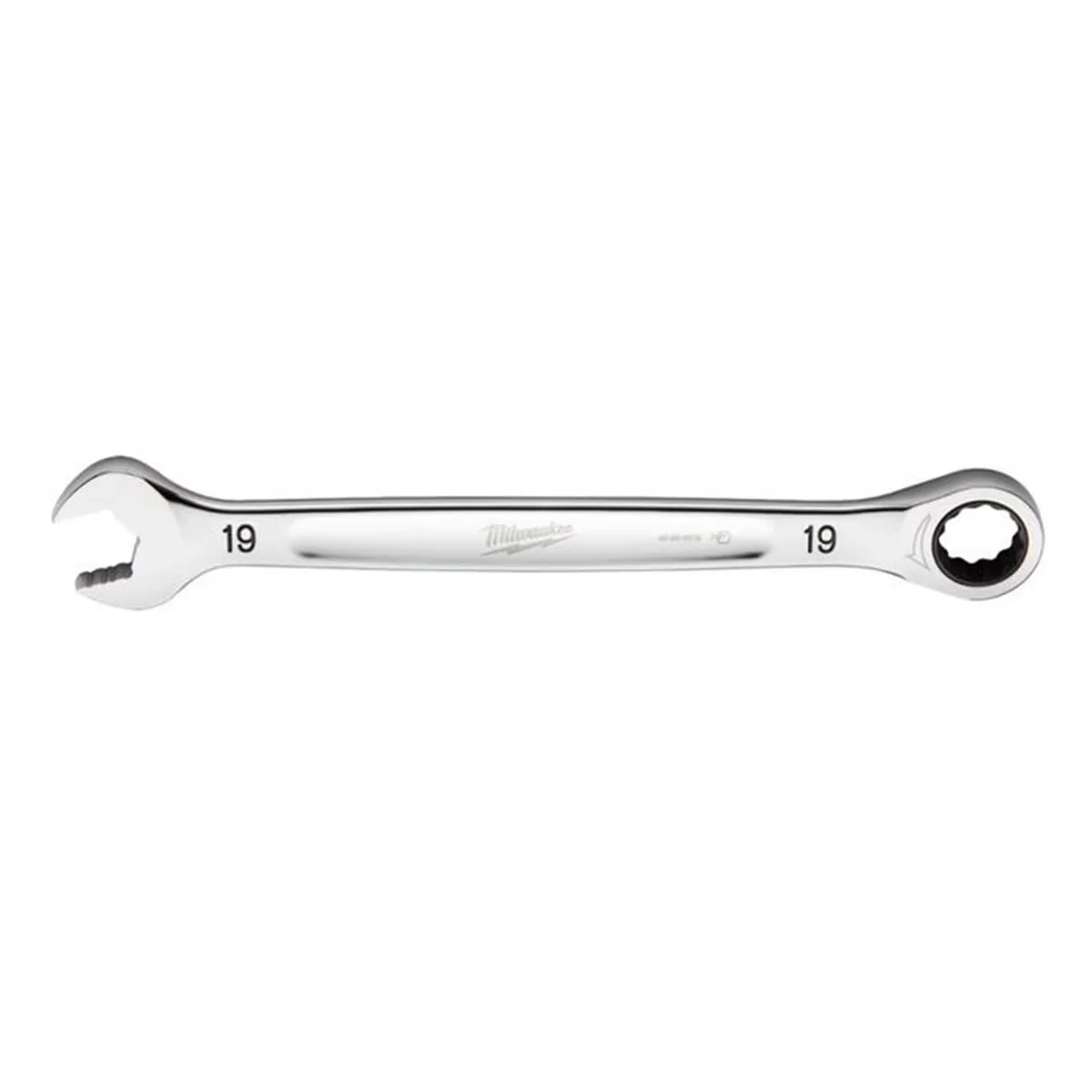 Efficient Hand Tool with Double-stacked pawls, Chrome, MAX BITE Open-End Grip - Black Model 611ABB