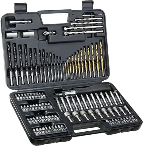 Essential Hand Tool Set with Magnetic, Screwdriver and Drillbit (109 Pieces) - Model 28CF43