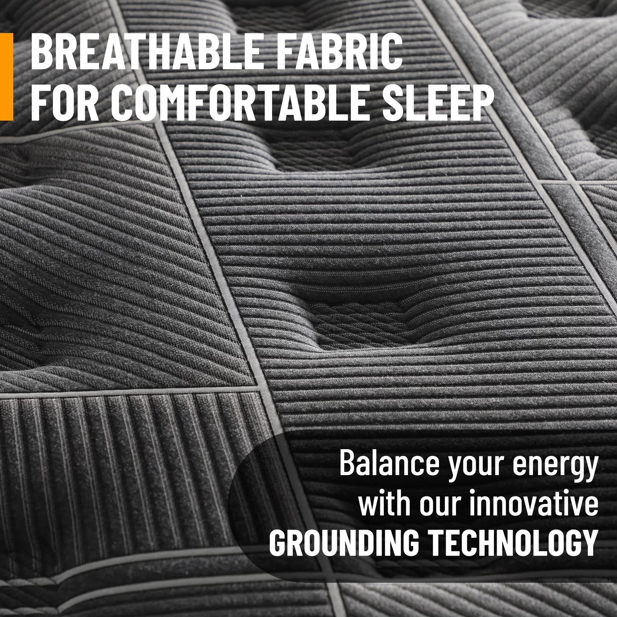 Versatile Mattresses Accessory with Low Motion Transfer, Breathable Construction, Stain Resistant - Black Foam Model 542CFF