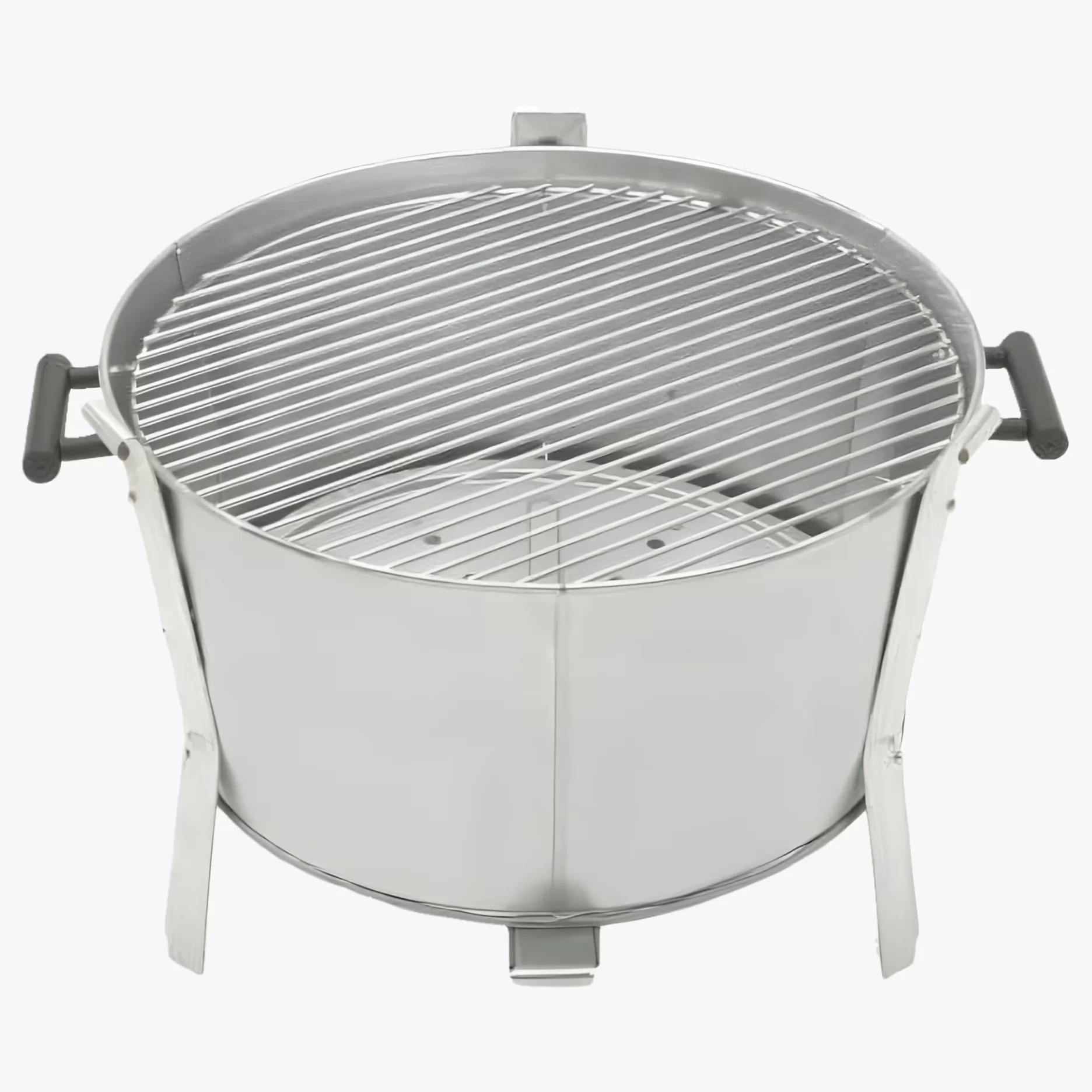 Stylish Charcoal Grill with Rust Resistant, 22' Charcoal Grill - Aluminized Steel Silver Model B367C2